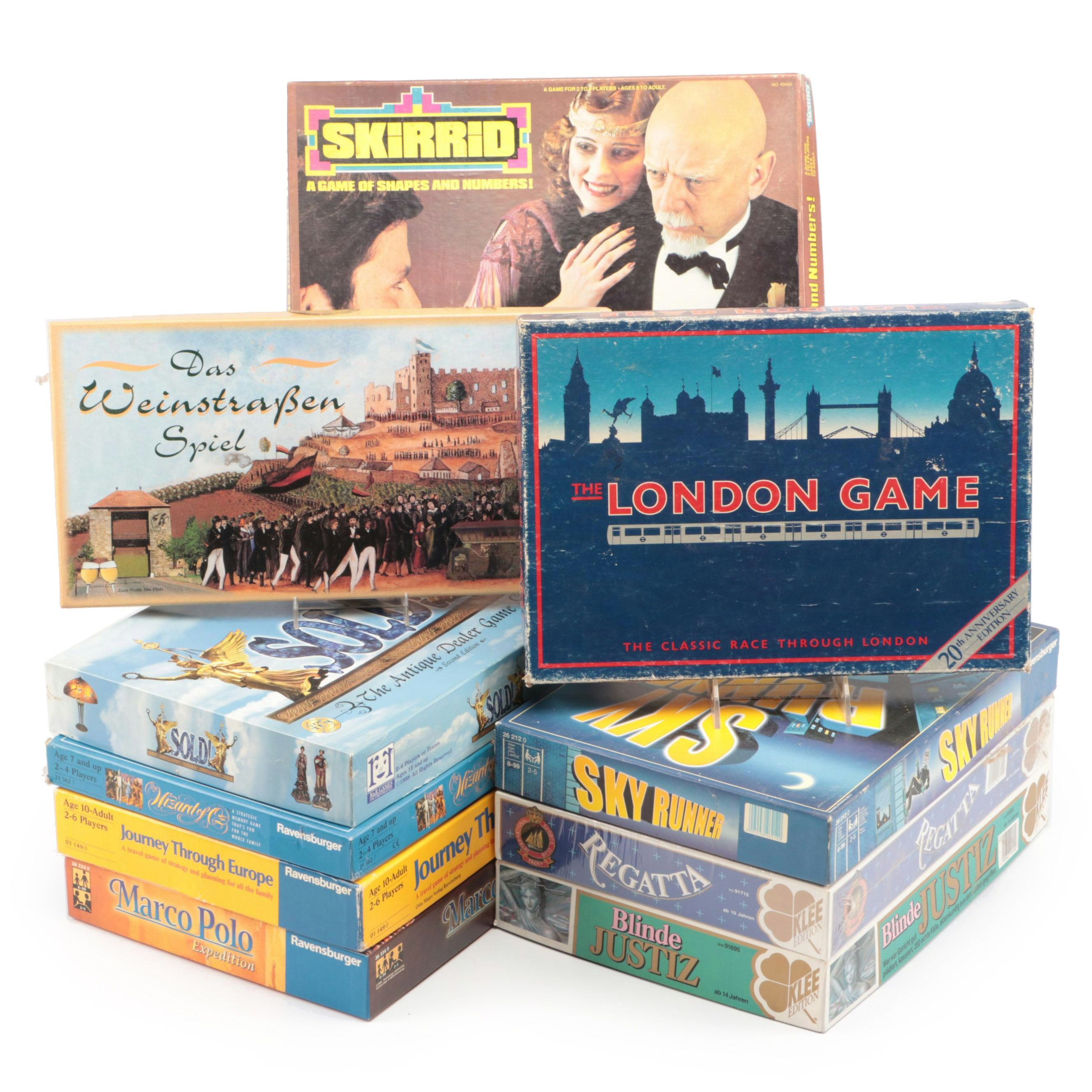 "The London Game", "Skirrid", "Sky Runner", and More Board Games