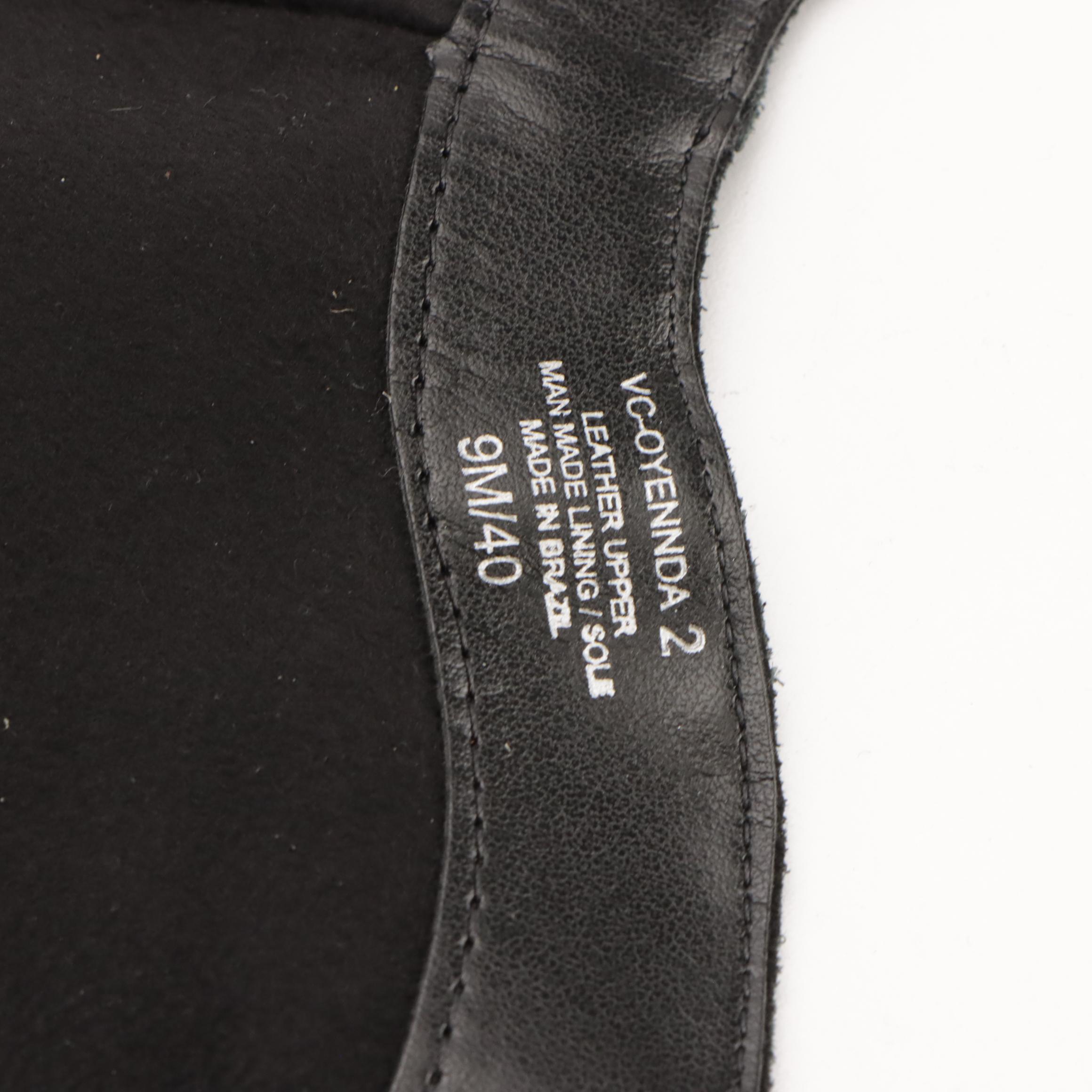 Vince Camuto Oyennda Tall Pointed-Toe Boots in Black Leather