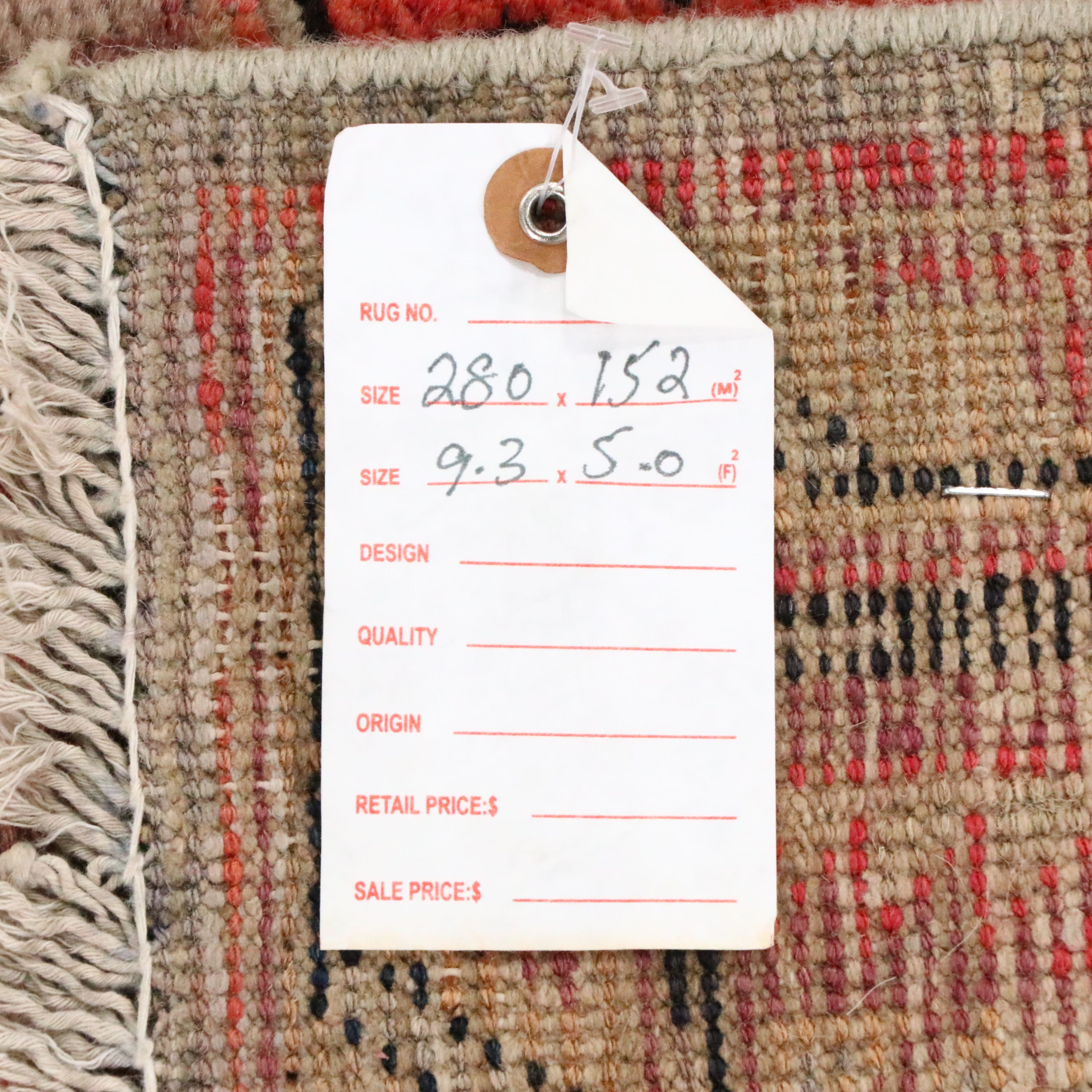 5'1 x 9'3 Hand-Knotted East Turkestan Khotan Area Rug
