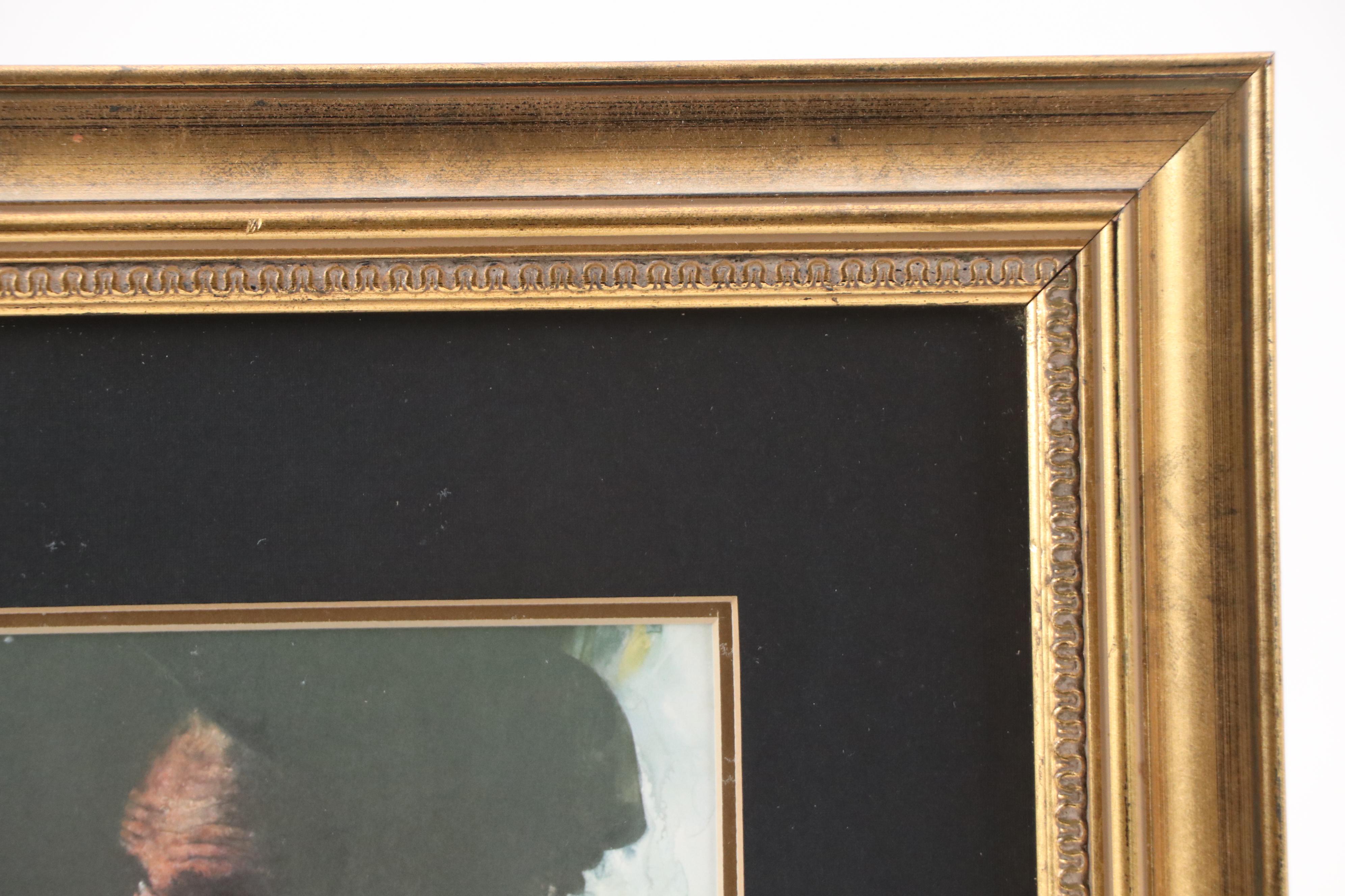 Mitchell D. Tolle Offset Lithograph "The Coal Miner," Late 20th - Early 21st C.