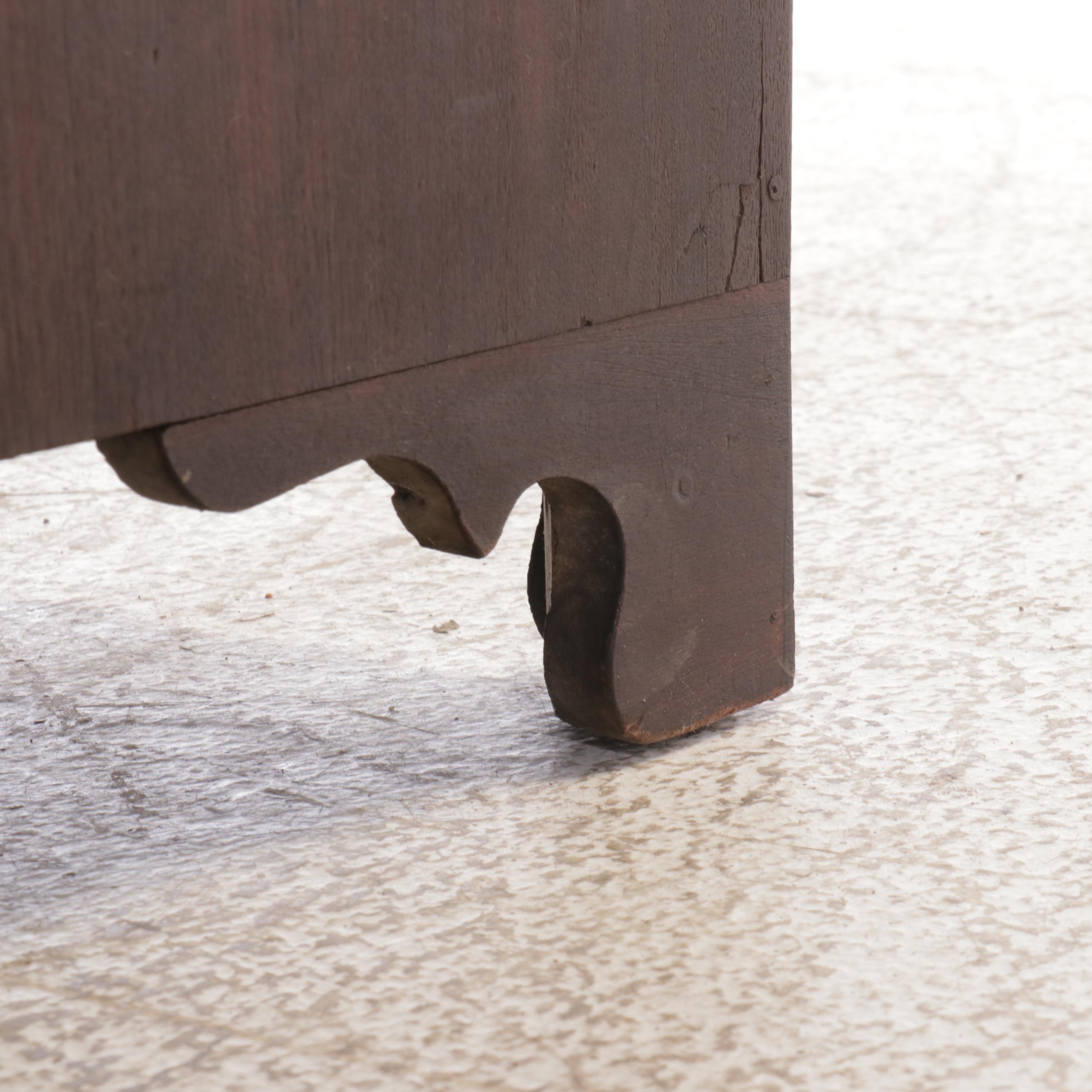 American Walnut Chest of Drawers, 19th Century