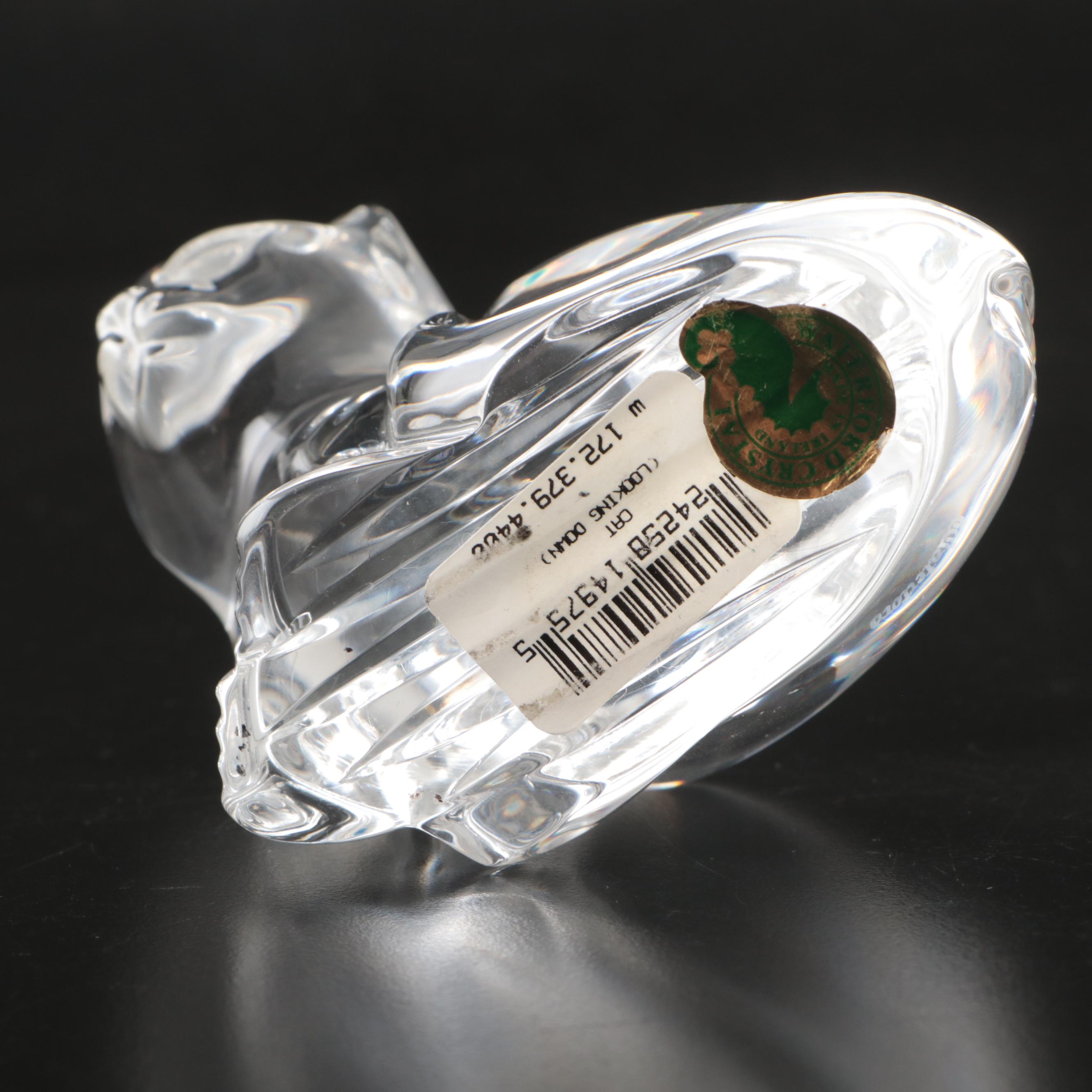 Waterford Crystal Cat, Sheep, Pear, and More Figurines