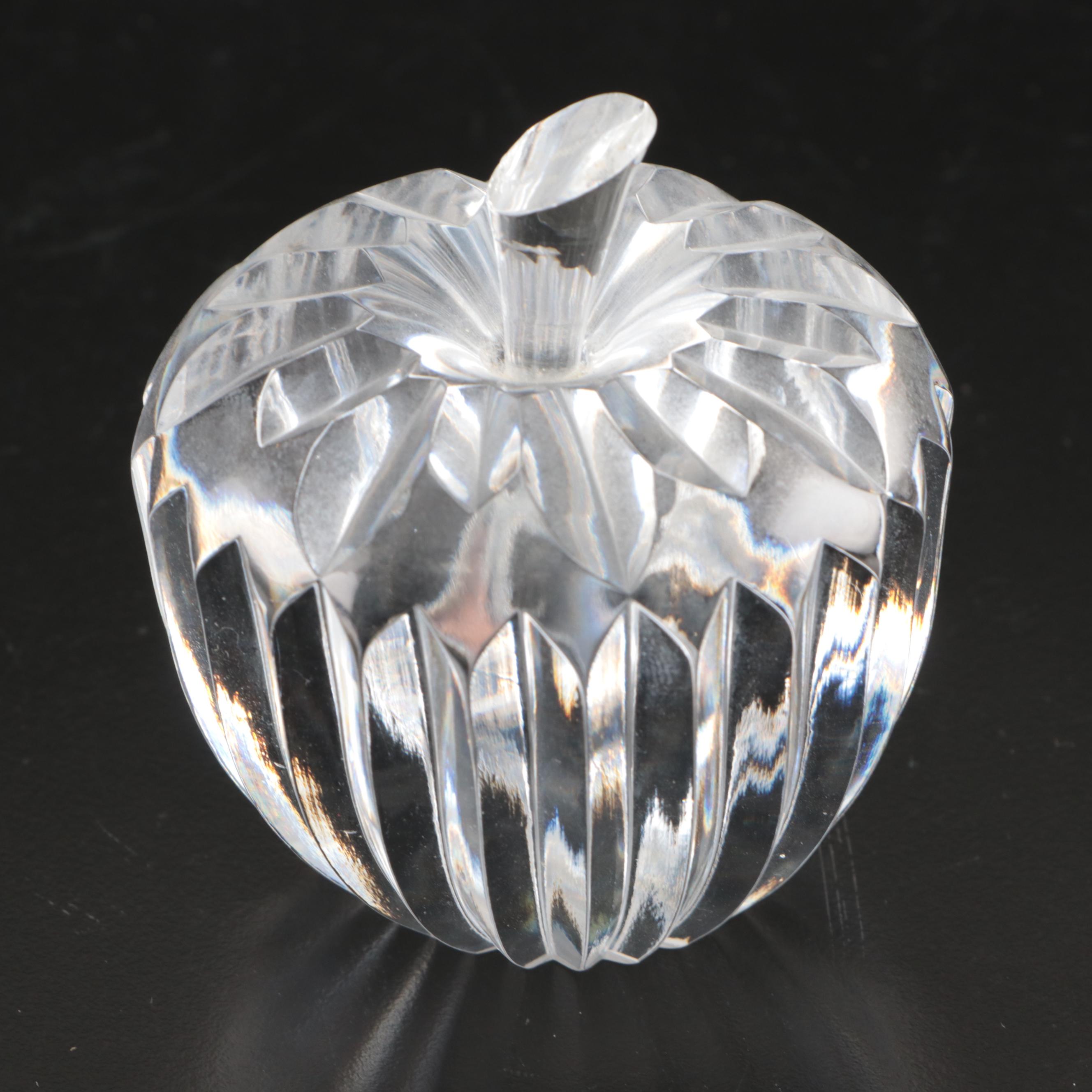 Waterford Crystal Cat, Sheep, Pear, and More Figurines