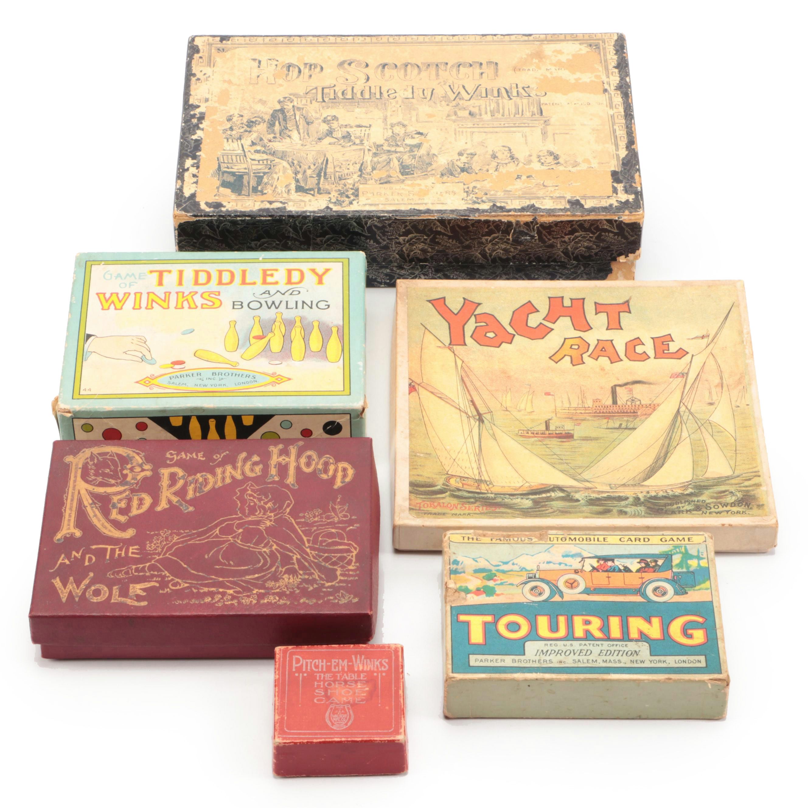 "Tiddledy Winks", "Little Red Riding Hood", and More Board Games