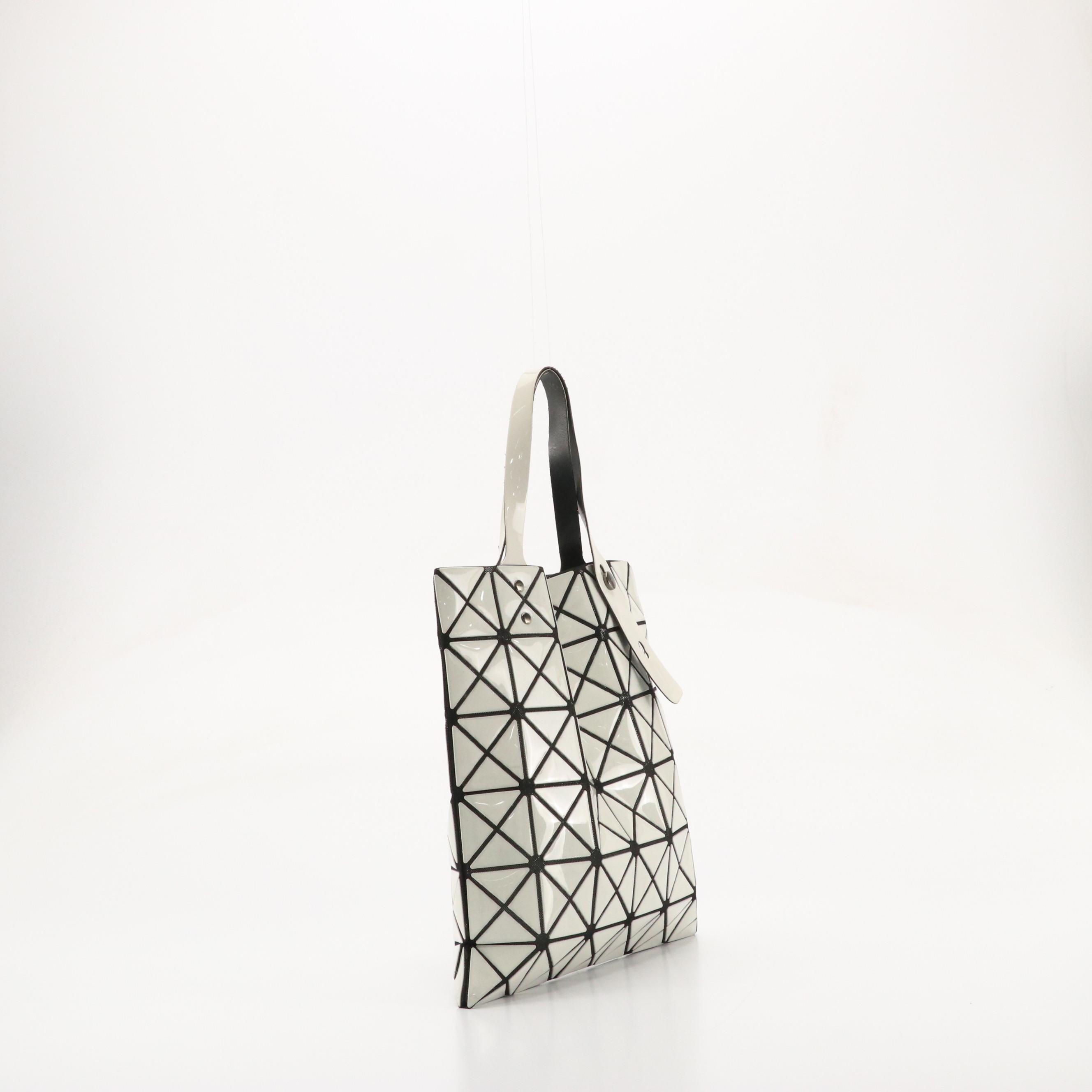 BAO BAO Issey Miyake Lucent Glossy Geo North-South Tote Bag