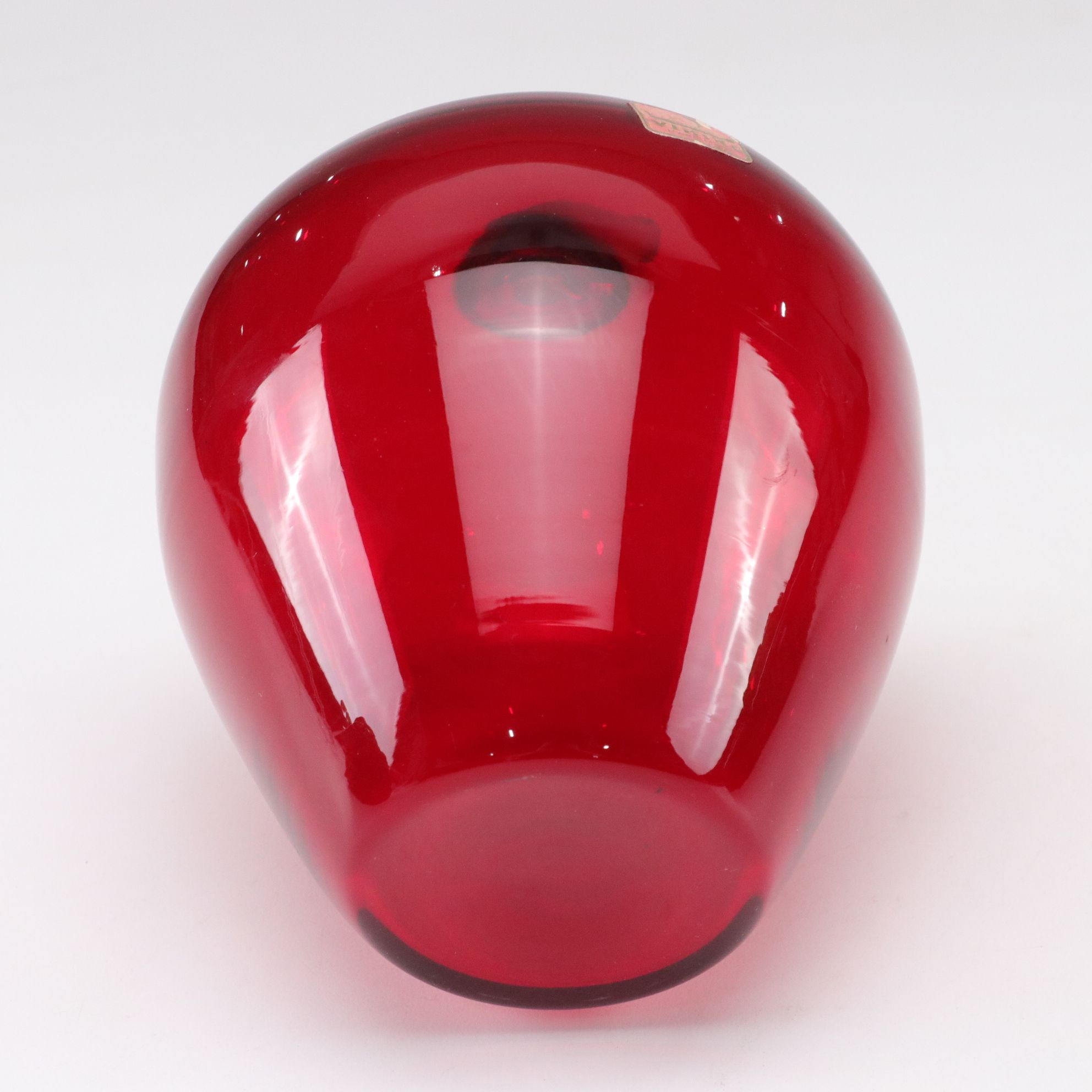 Viking Blown Glass Bell Apple, Tomato & More with Carved Wood Bowls