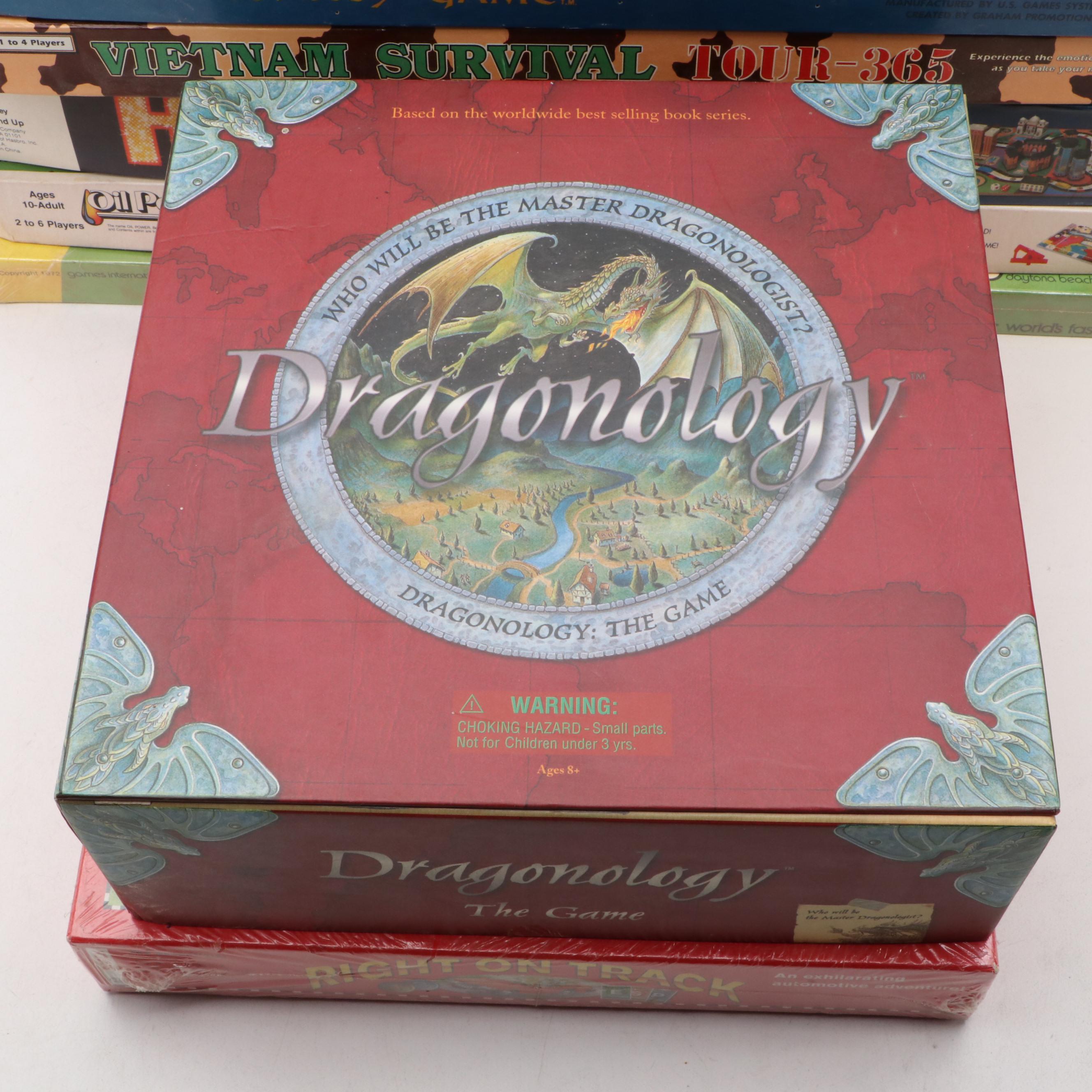 "Dragonology", "Right on Track", "Janus", and More Board Games