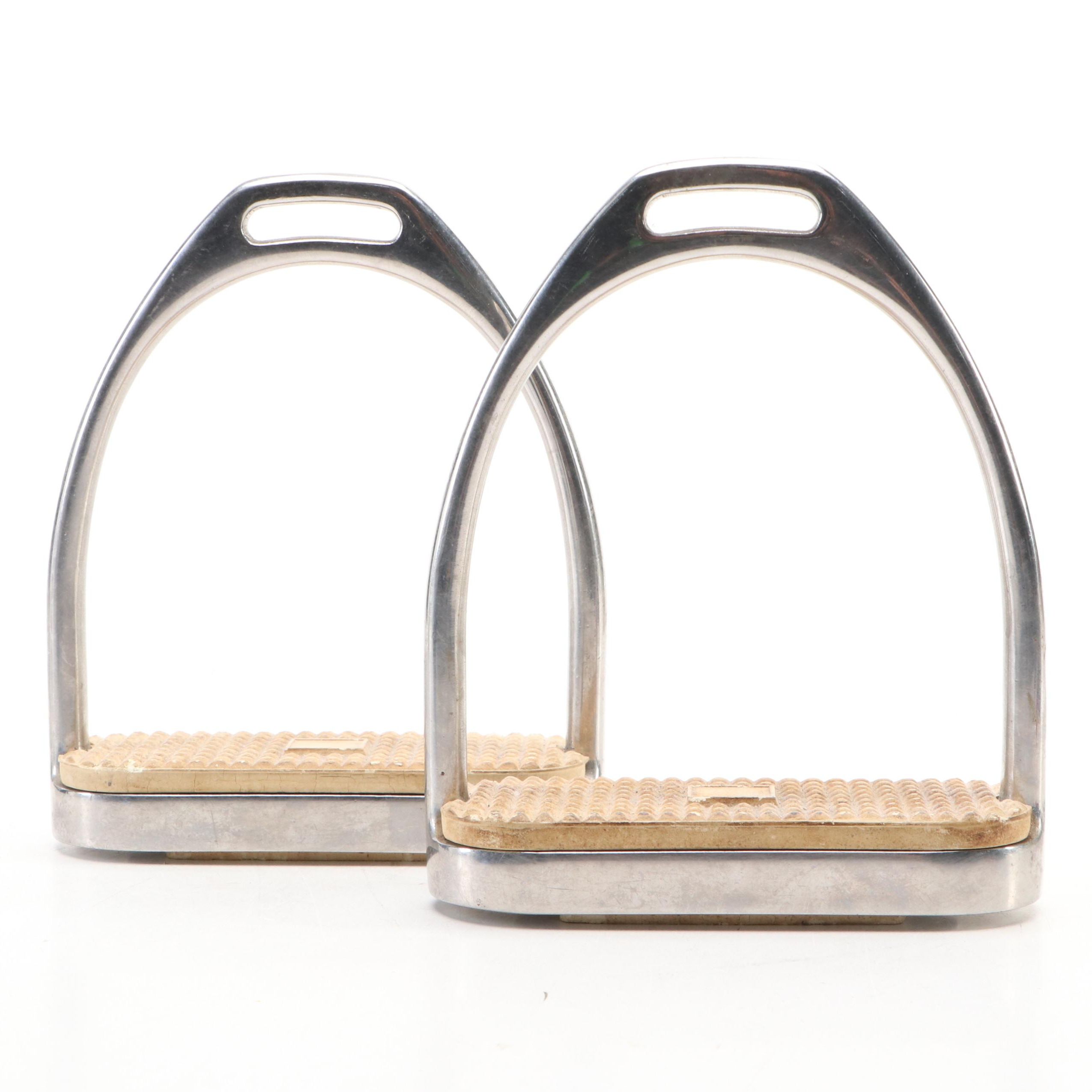 Pair of Metal Equestrian English Stirrup Irons