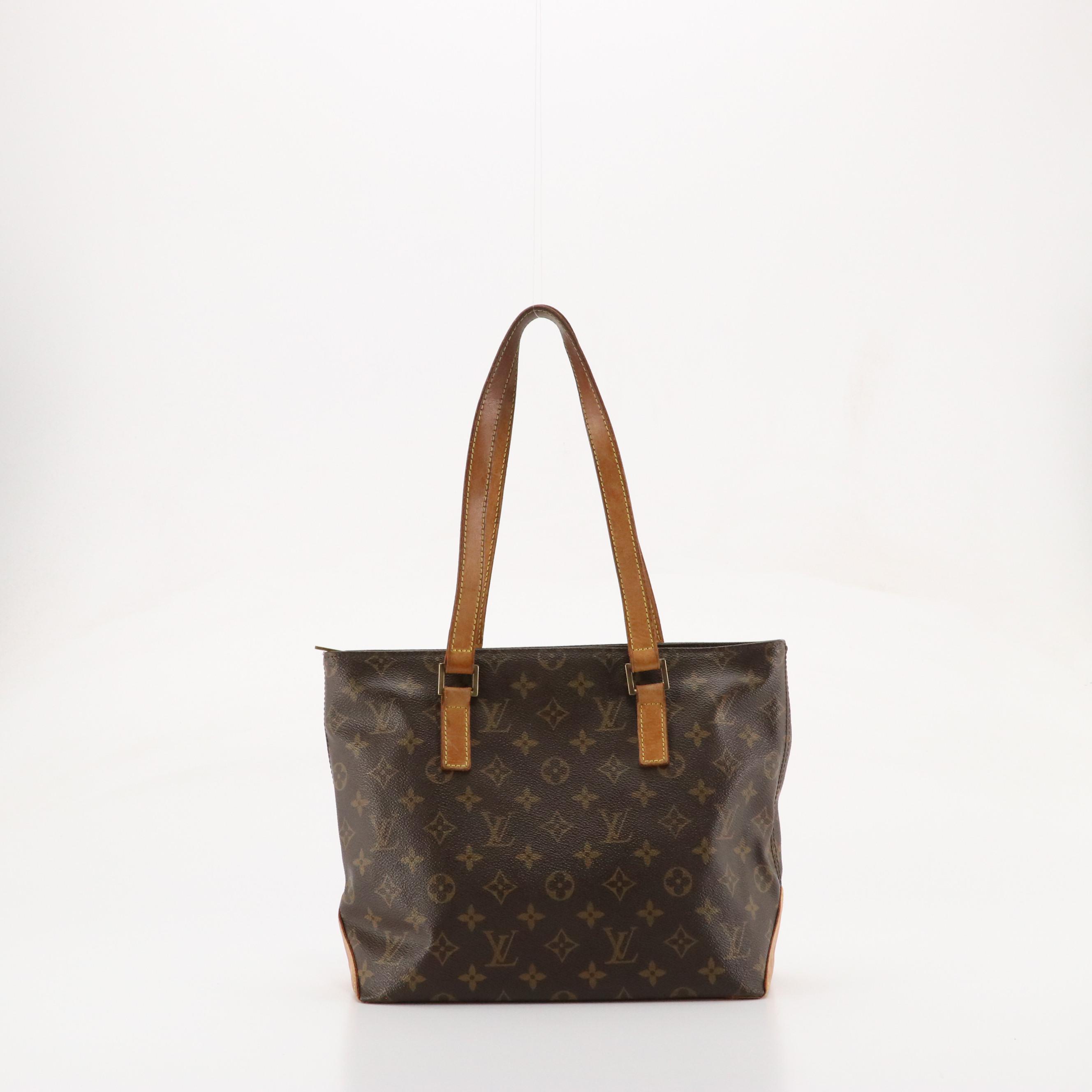 Louis Vuitton Cabas Piano Shoulder Bag in Monogram Canvas and Vachetta Leather