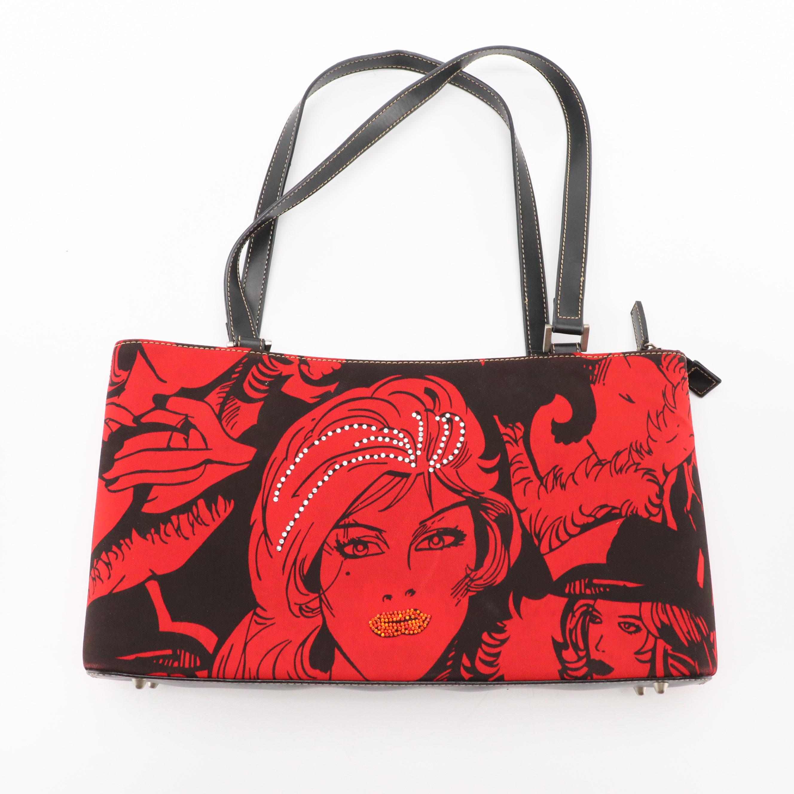 Saks Fifth Ave. Woven Leather, DKNY Logo Printed, The Sak & Other Shoulder Bags