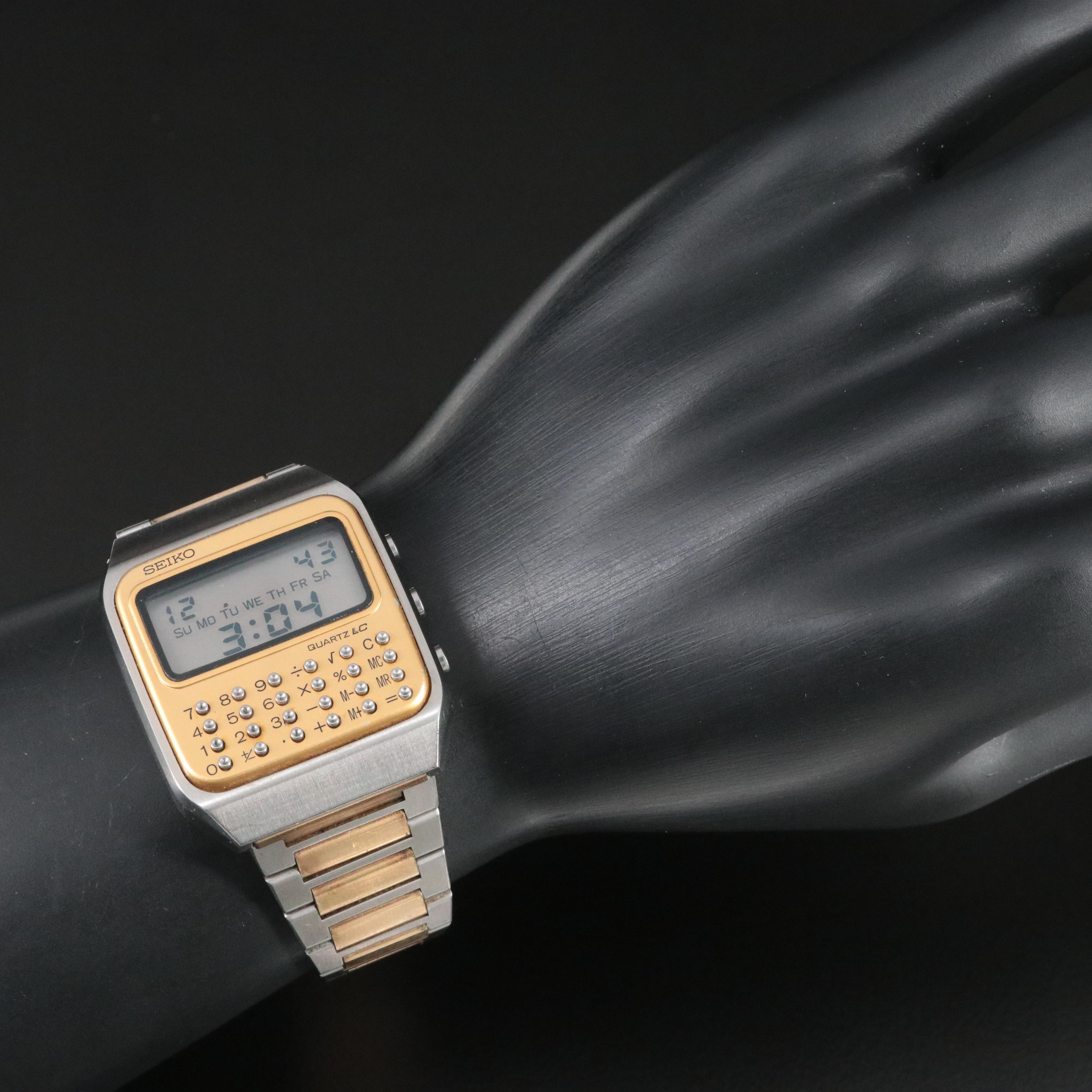 Seiko CI53-5007 Quartz Calculator Watch