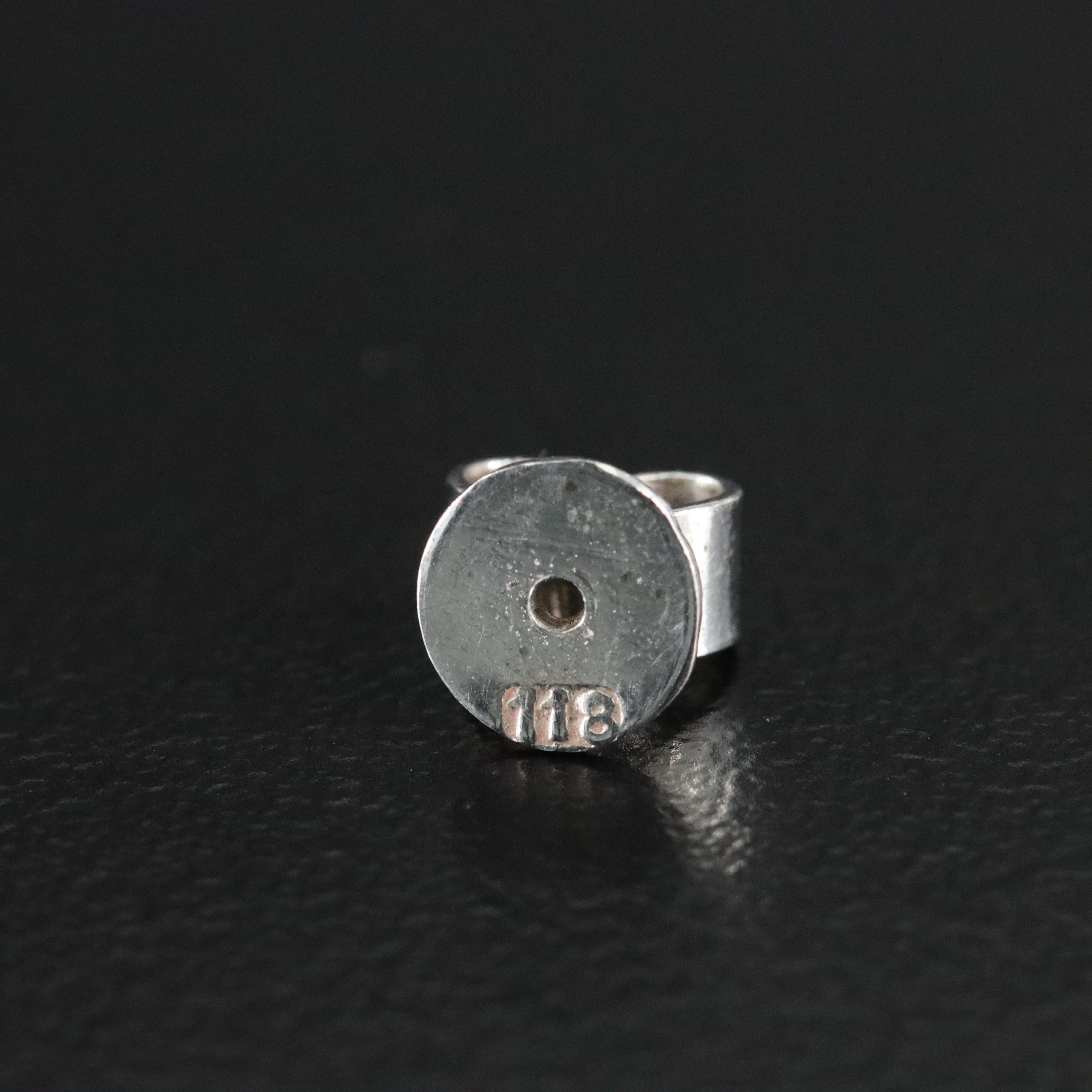 Sterling Jadeite and Diamond Bi Earrings