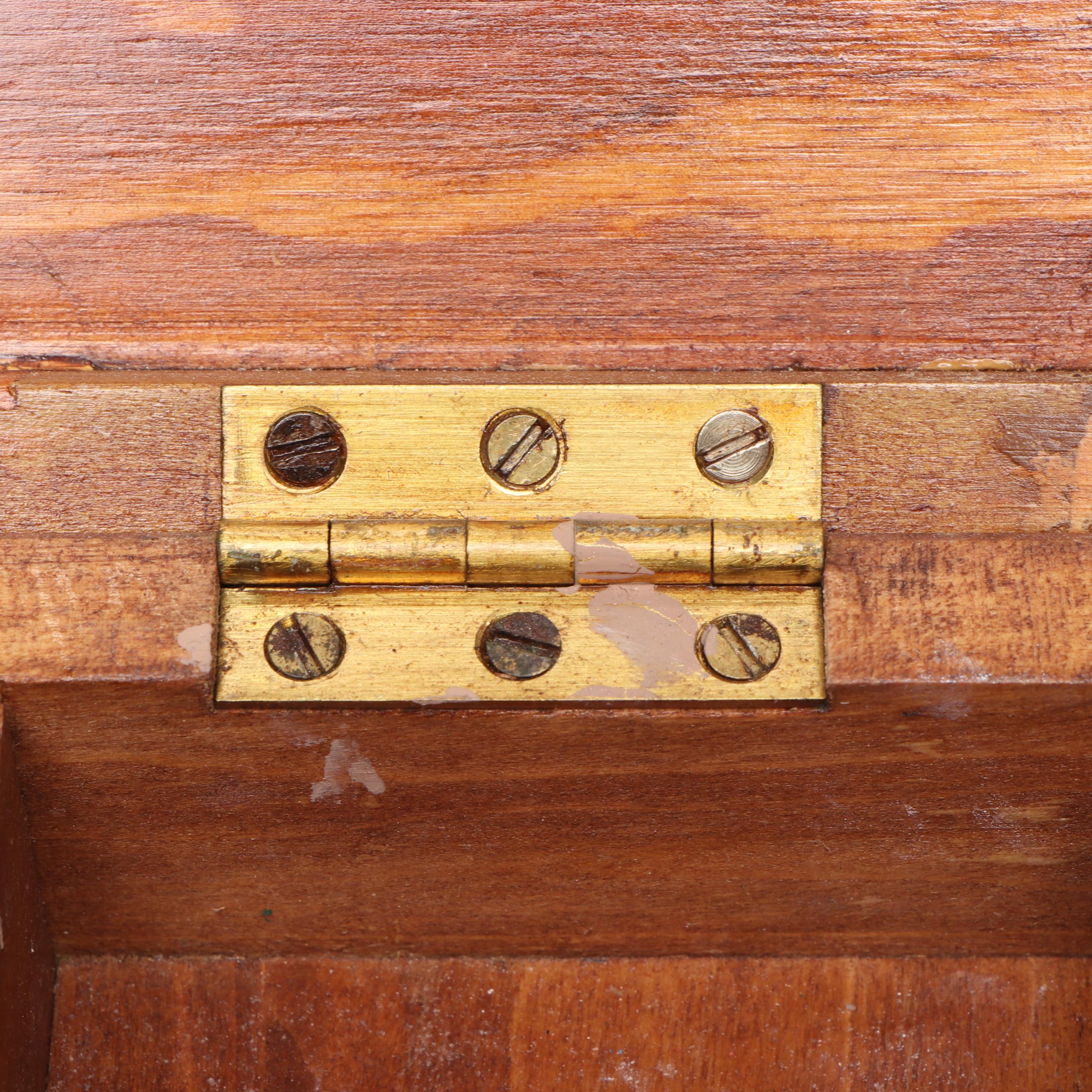 Burl Wood and Other Wooden Box, Early to Mid-20th Century