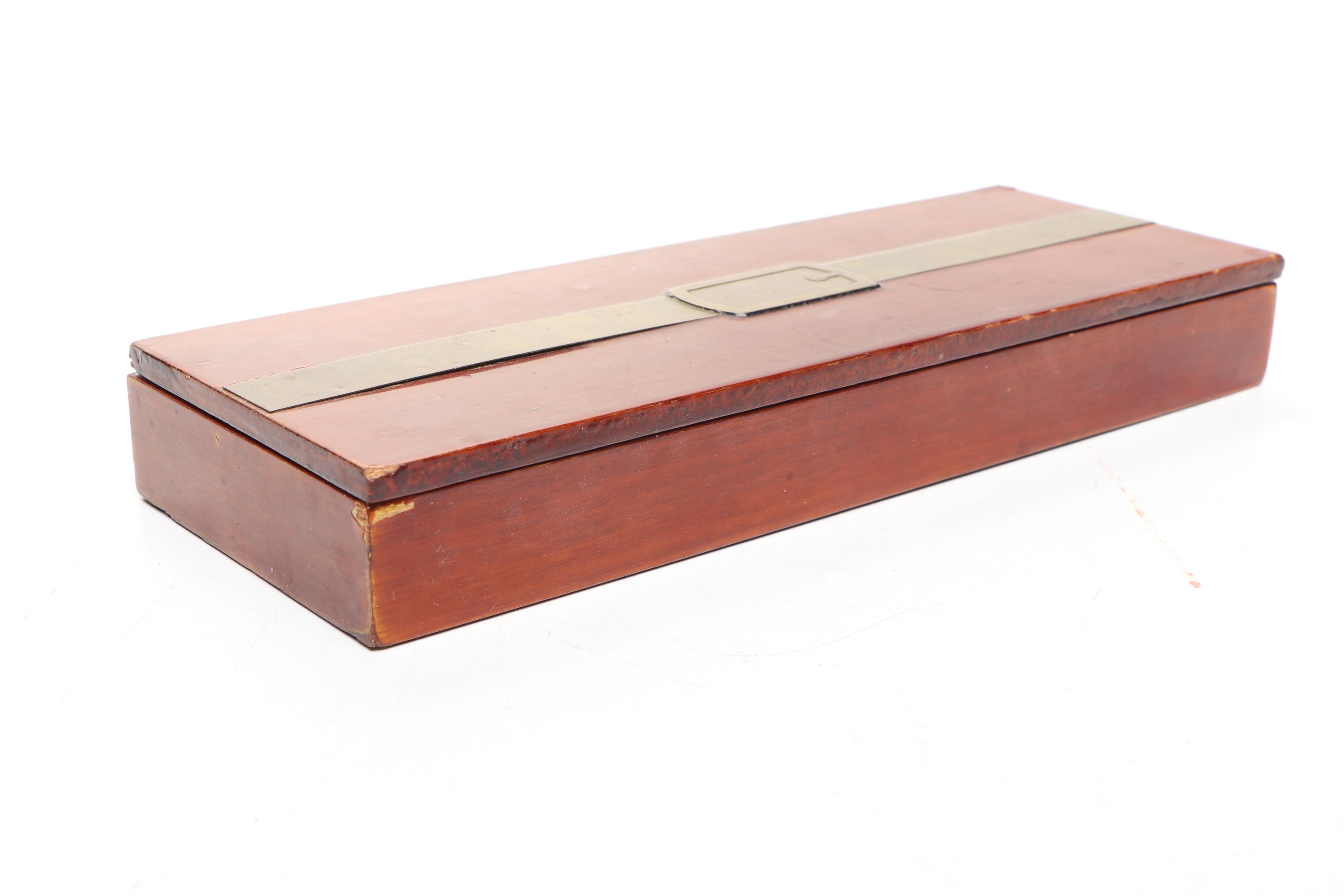 Burl Wood and Other Wooden Box, Early to Mid-20th Century