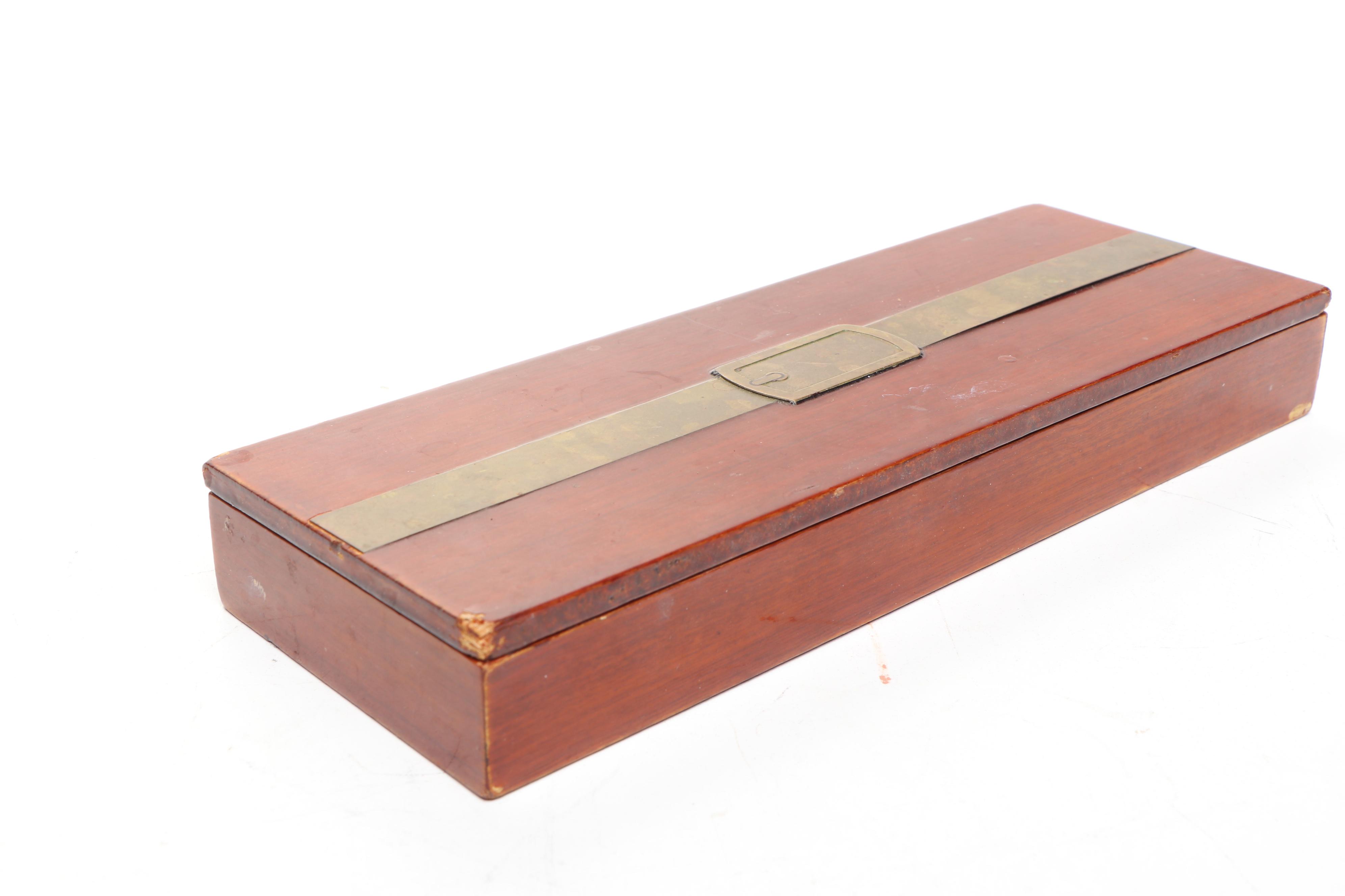 Burl Wood and Other Wooden Box, Early to Mid-20th Century