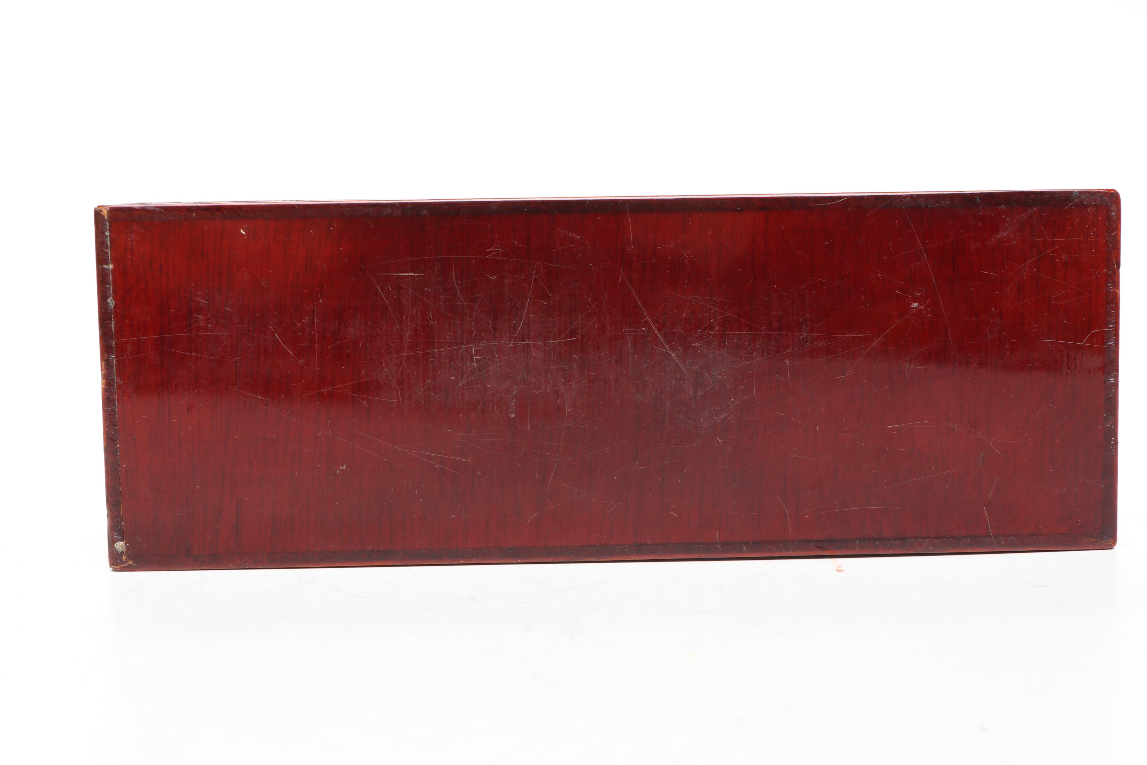 Burl Wood and Other Wooden Box, Early to Mid-20th Century