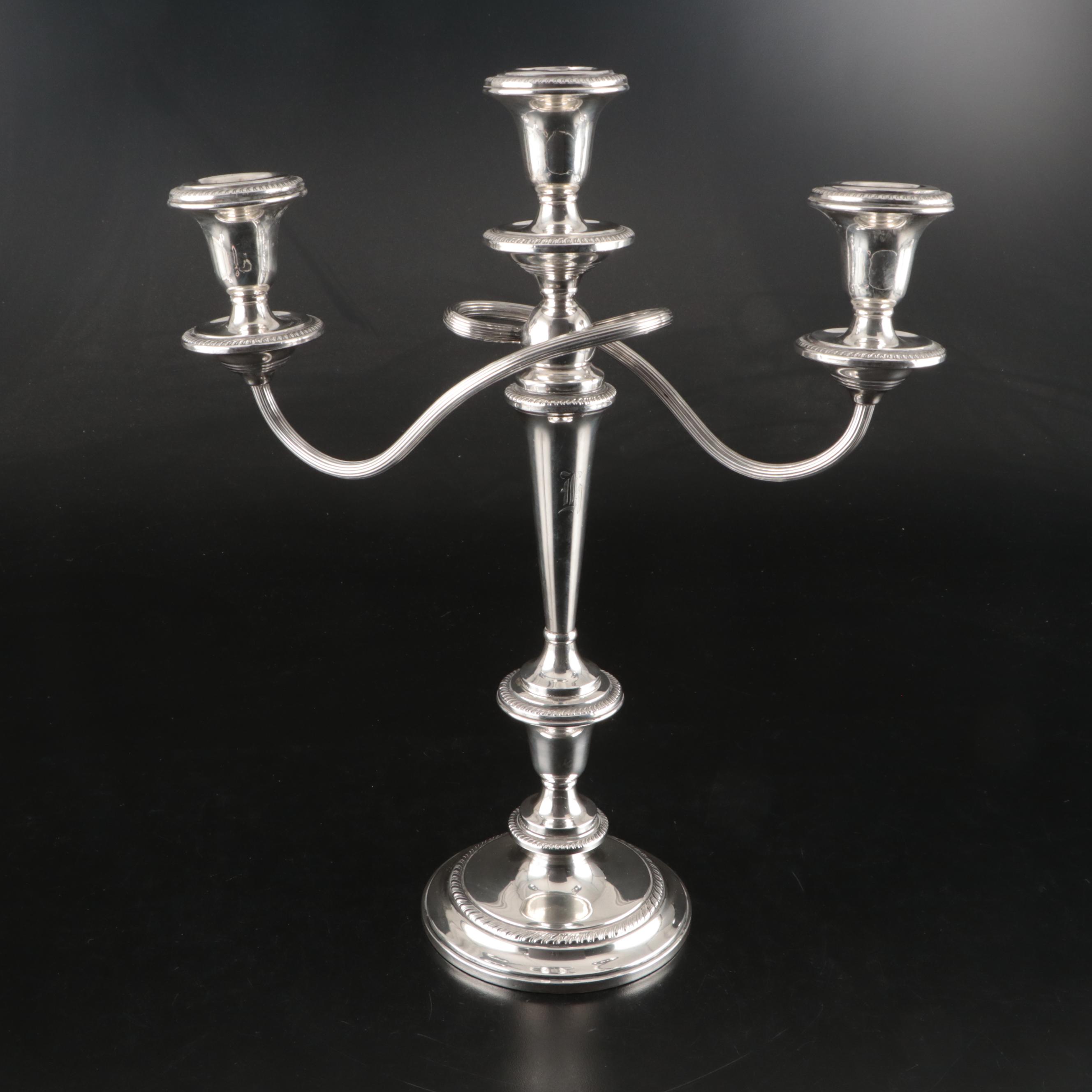 Hamilton and Revere Silversmiths Sterling Candelabras, Mid-20th Century
