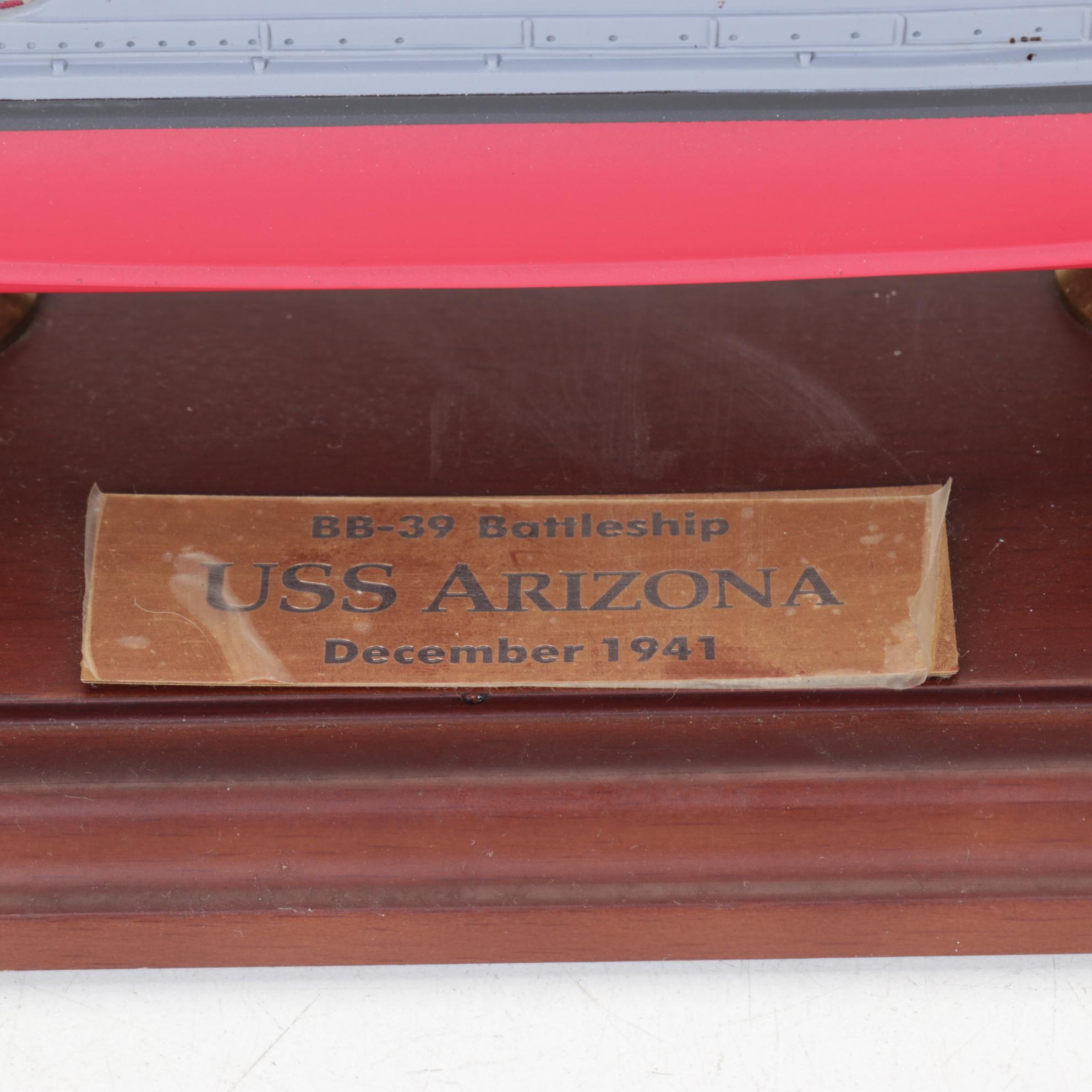 The Bismarck Mint U.S.S. Arizona BB-39 Battleship Model