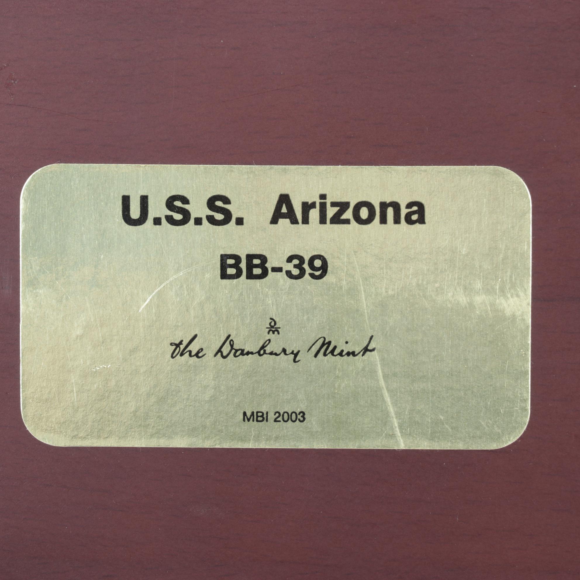 The Bismarck Mint U.S.S. Arizona BB-39 Battleship Model