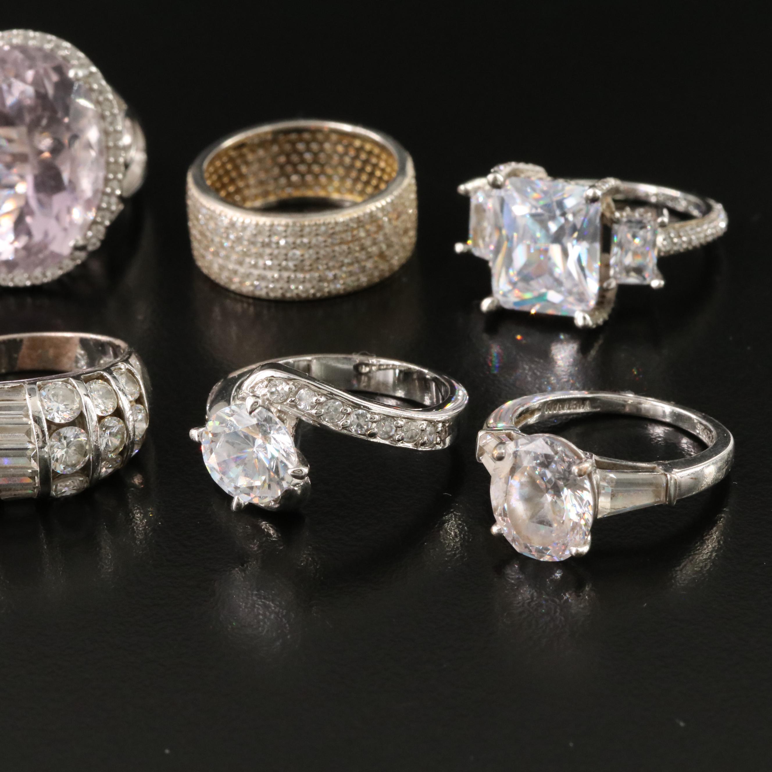 Sterling Ring Collection Featuring Amethyst and Citrine