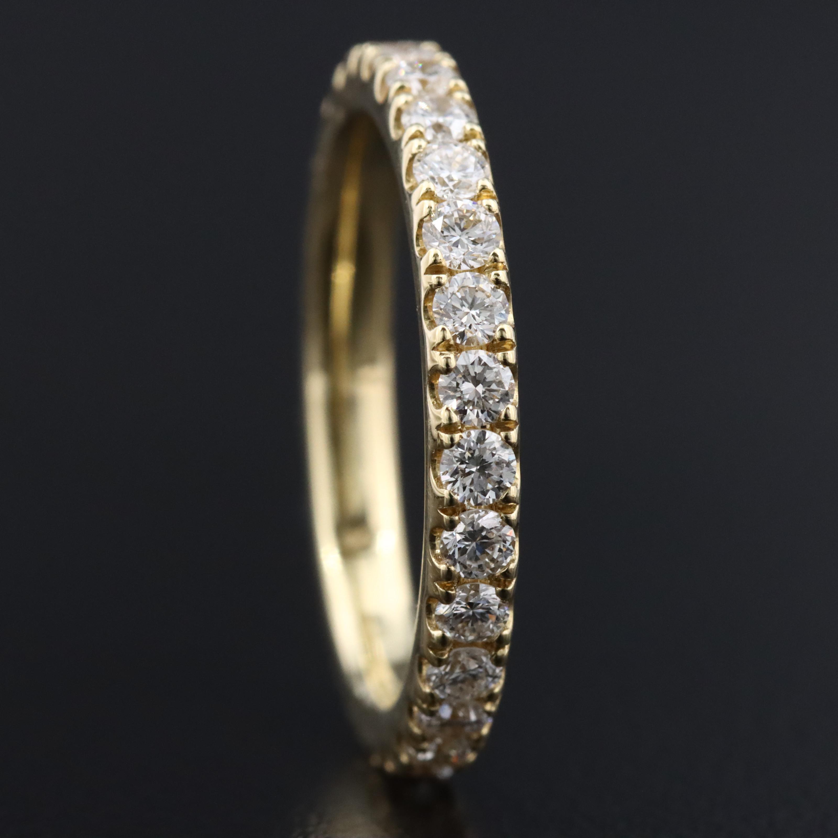 18K 1.08 CTW Lab Grown Diamond Eternity Band