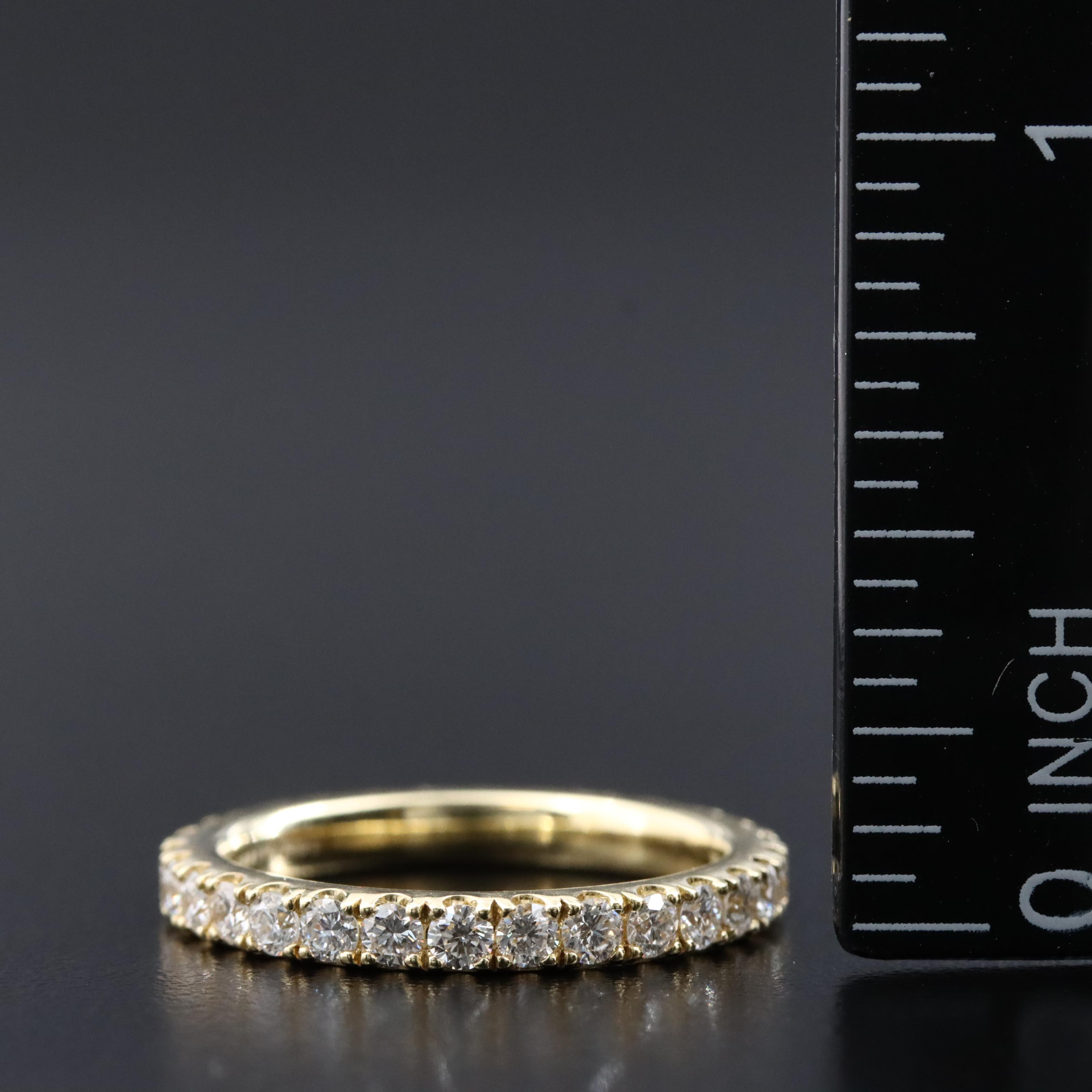 18K 1.08 CTW Lab Grown Diamond Eternity Band