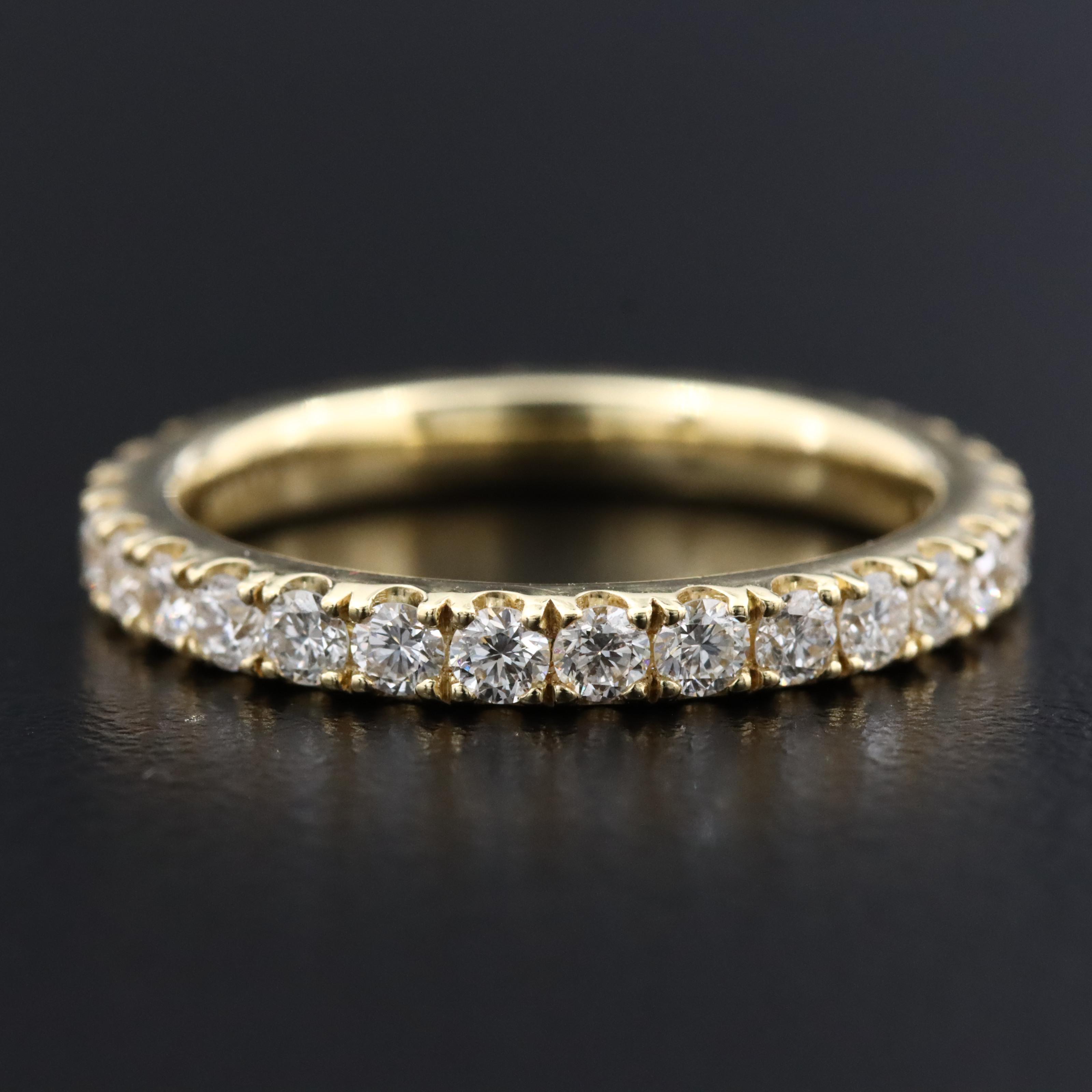 18K 1.08 CTW Lab Grown Diamond Eternity Band