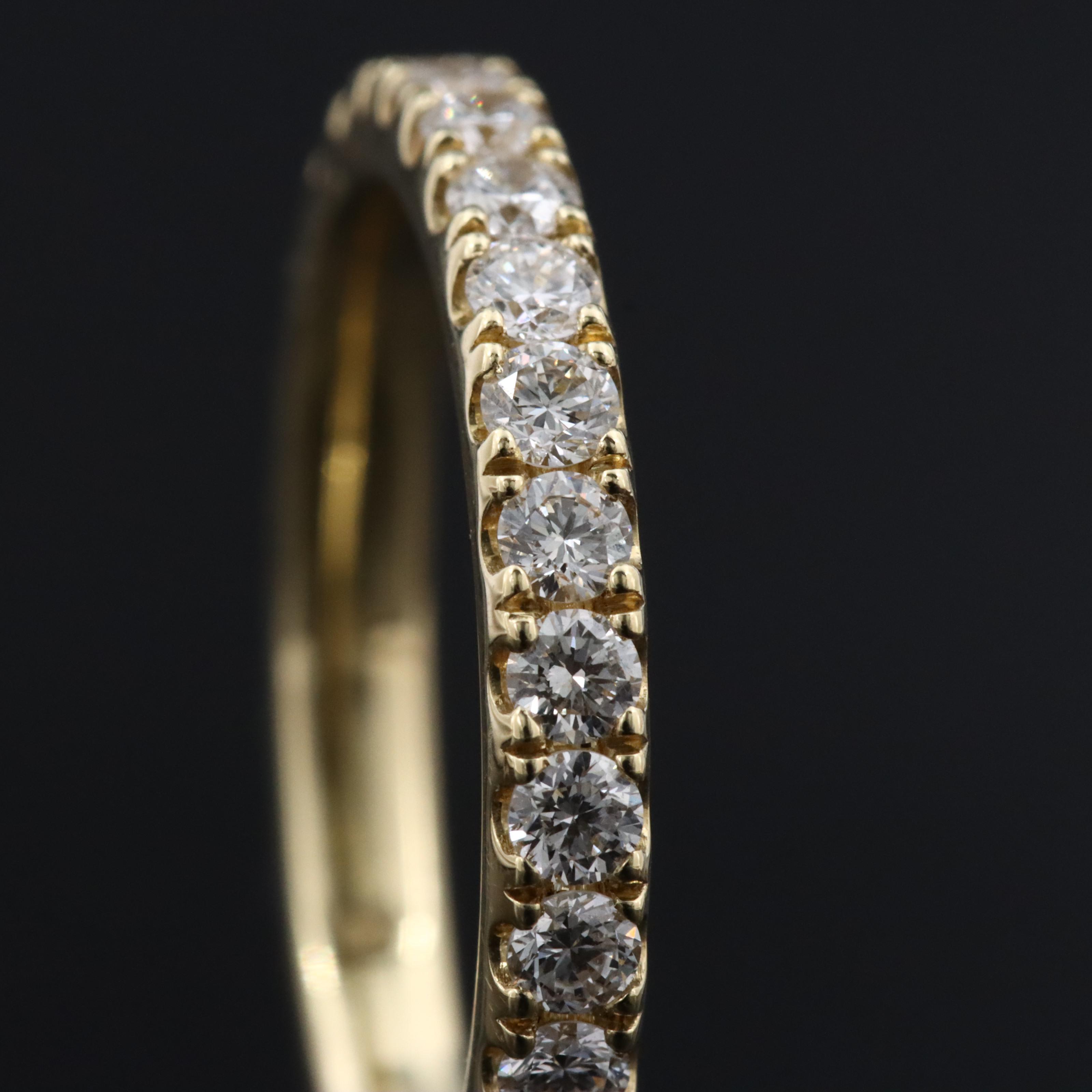 18K 1.08 CTW Lab Grown Diamond Eternity Band
