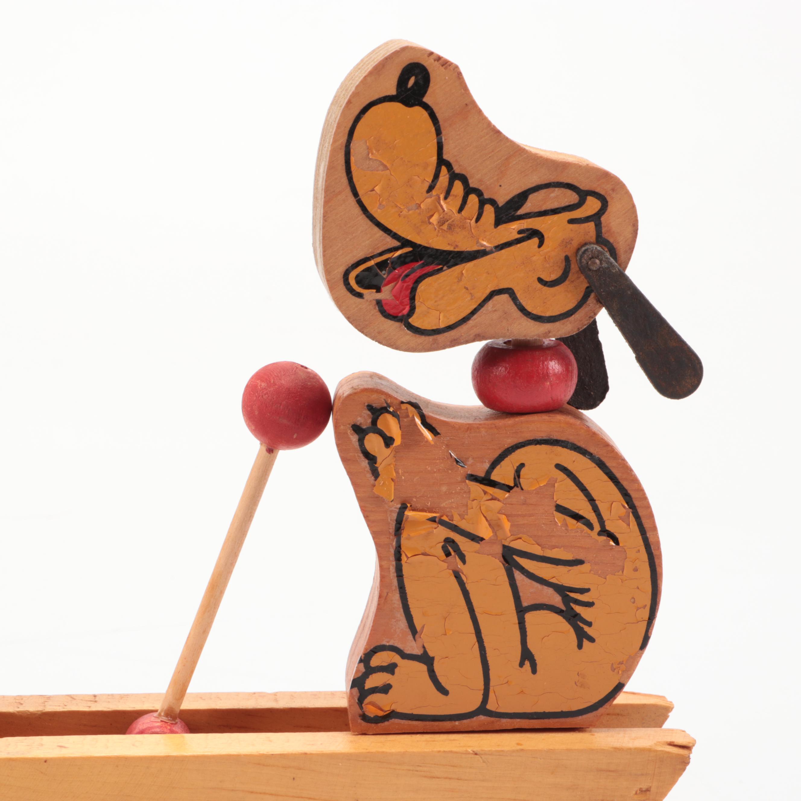 Timely Toys Walt Disney Way-Play Wooden Toy, Mid-20th Century