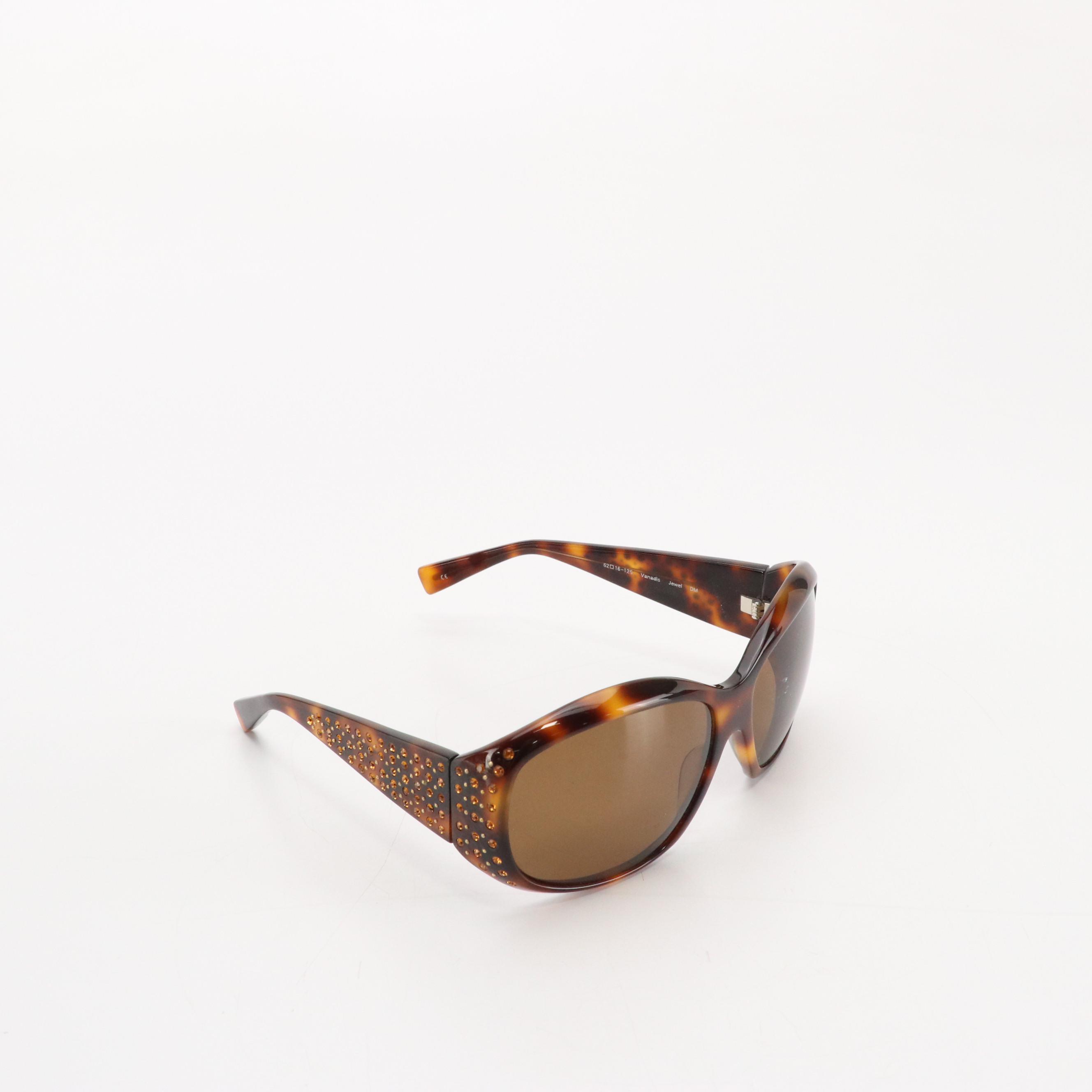 Verve Polarized & Oliver Peoples Vanadis Jeweled Sunglasses With Other Glasses