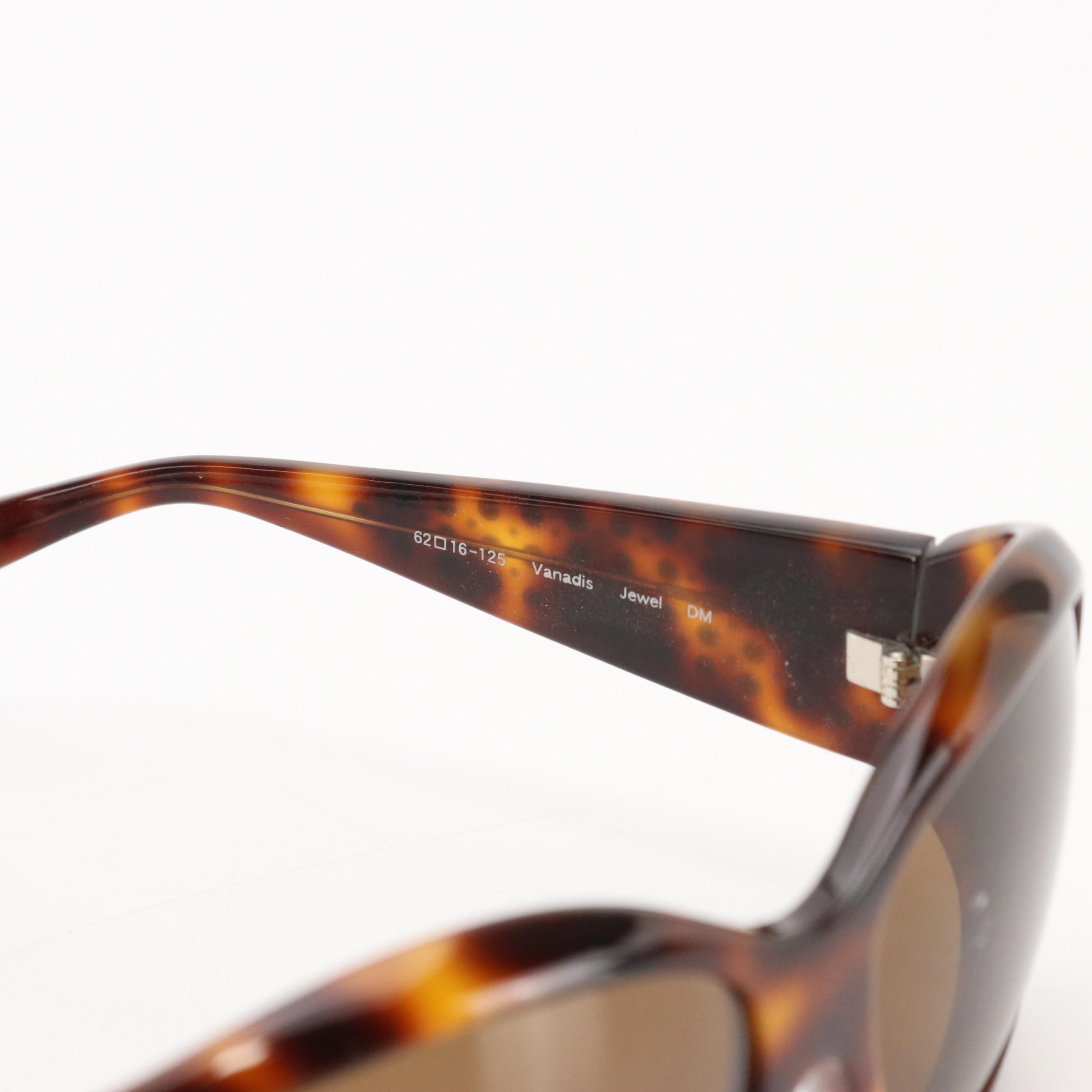 Verve Polarized & Oliver Peoples Vanadis Jeweled Sunglasses With Other Glasses