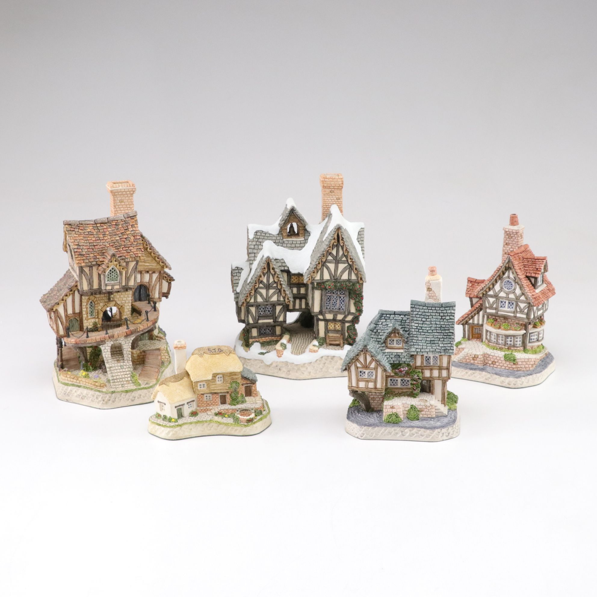 David Winter "Scrooge's School" and More Collector's Guild Cottages