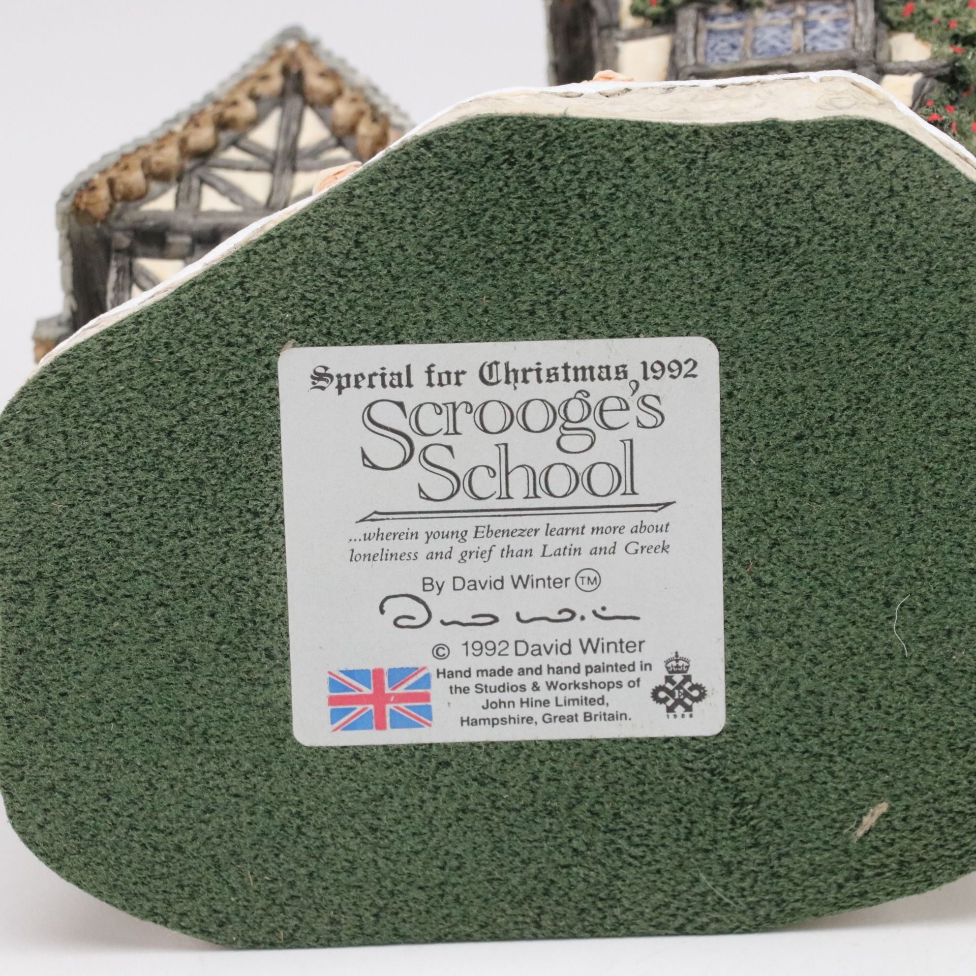 David Winter "Scrooge's School" and More Collector's Guild Cottages