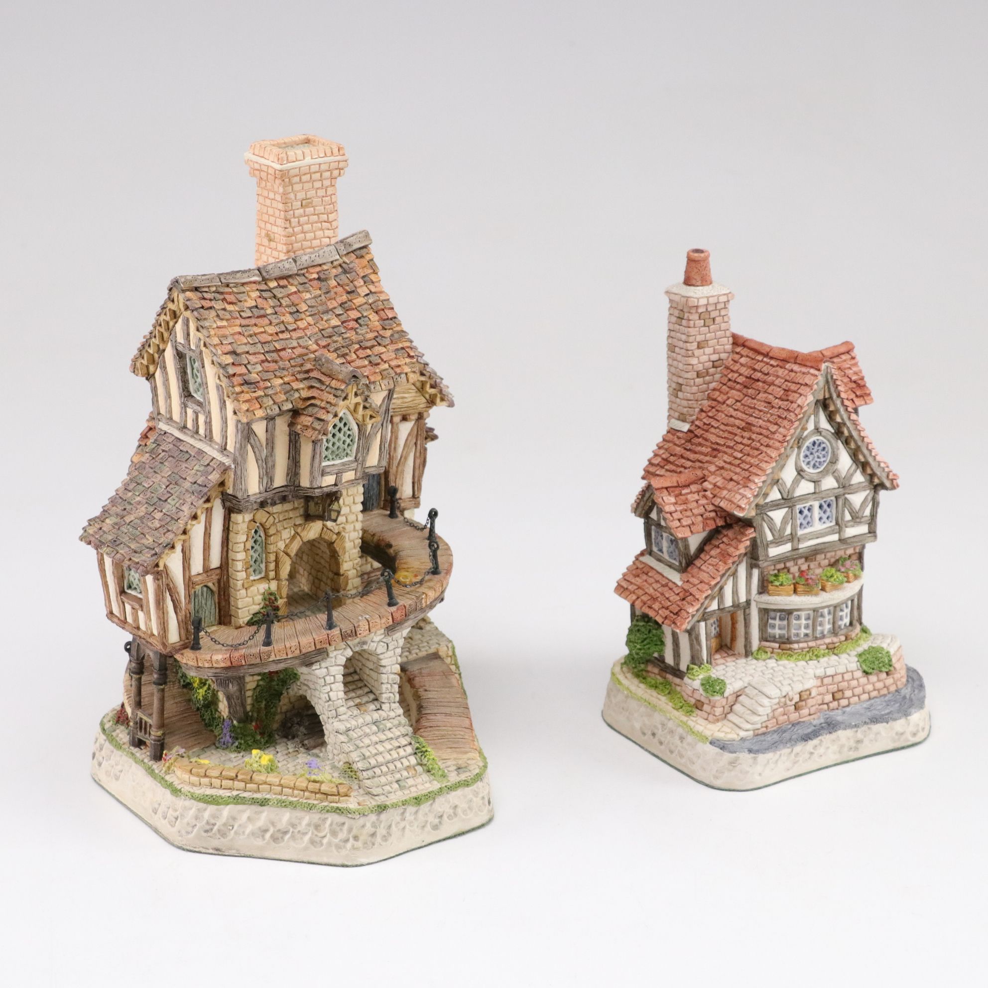 David Winter "Scrooge's School" and More Collector's Guild Cottages