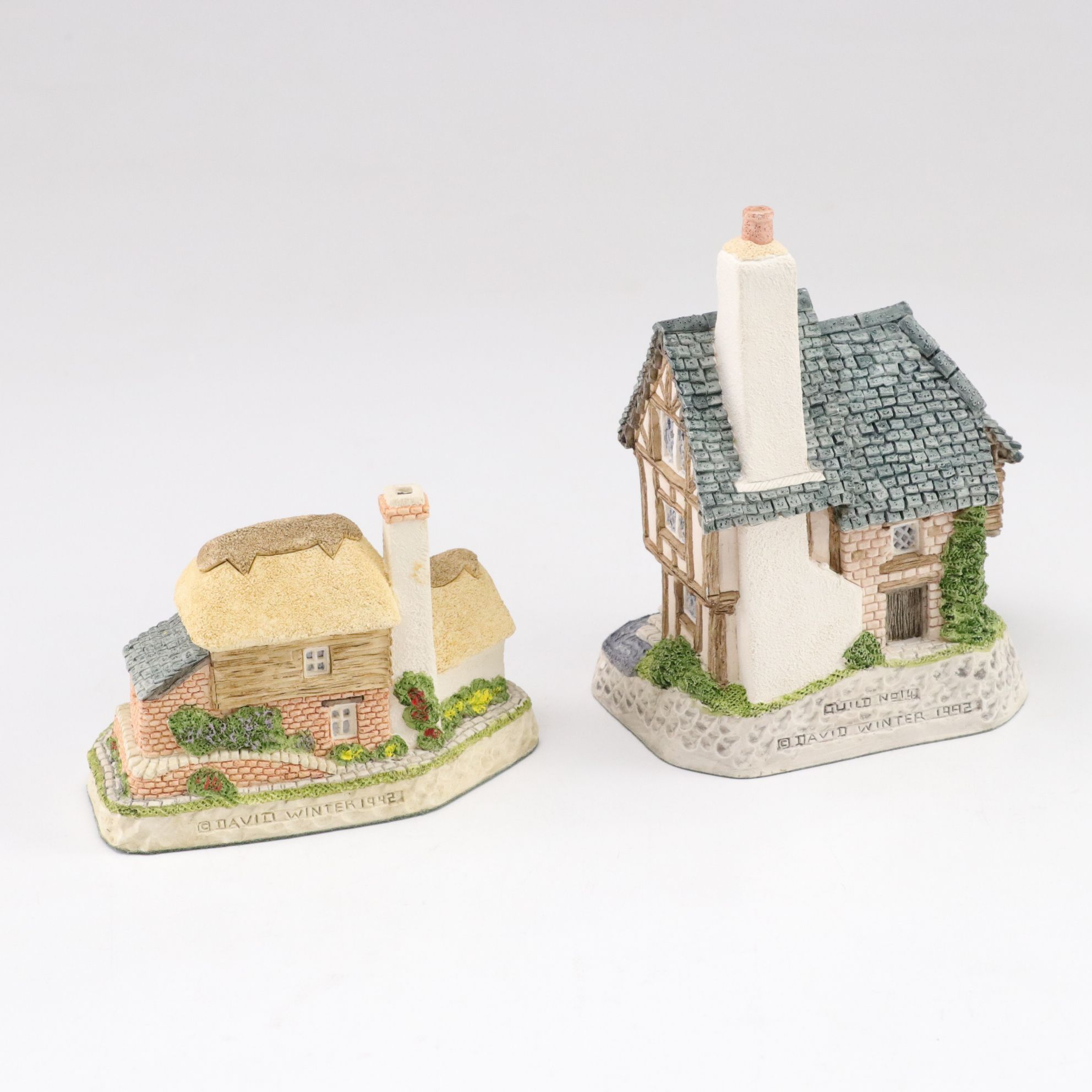 David Winter "Scrooge's School" and More Collector's Guild Cottages