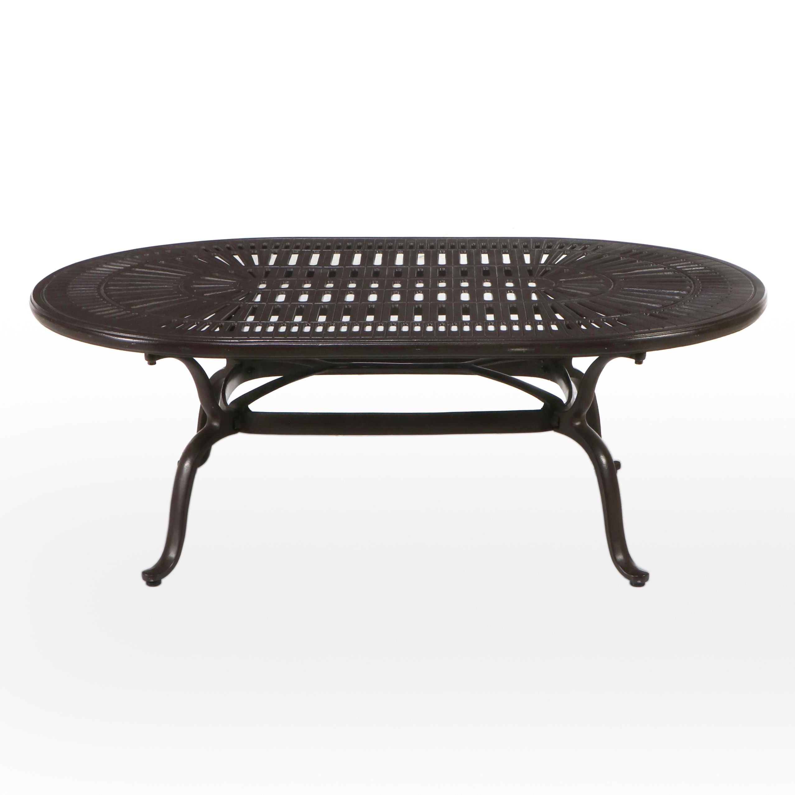 Tropitone Cast Metal Patio Coffee Table, 2013