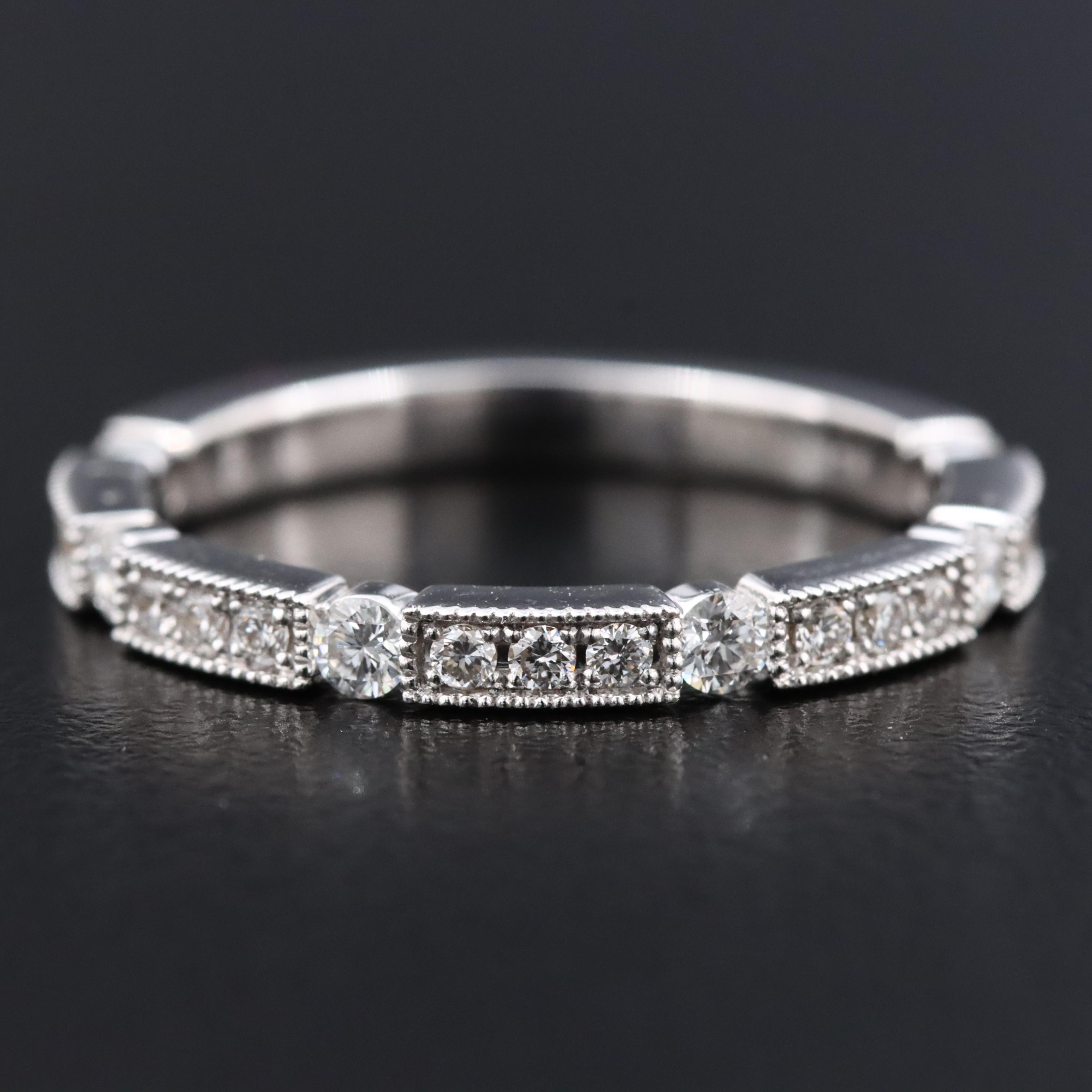 18K 0.45 CTW Lab Grown Diamond Band