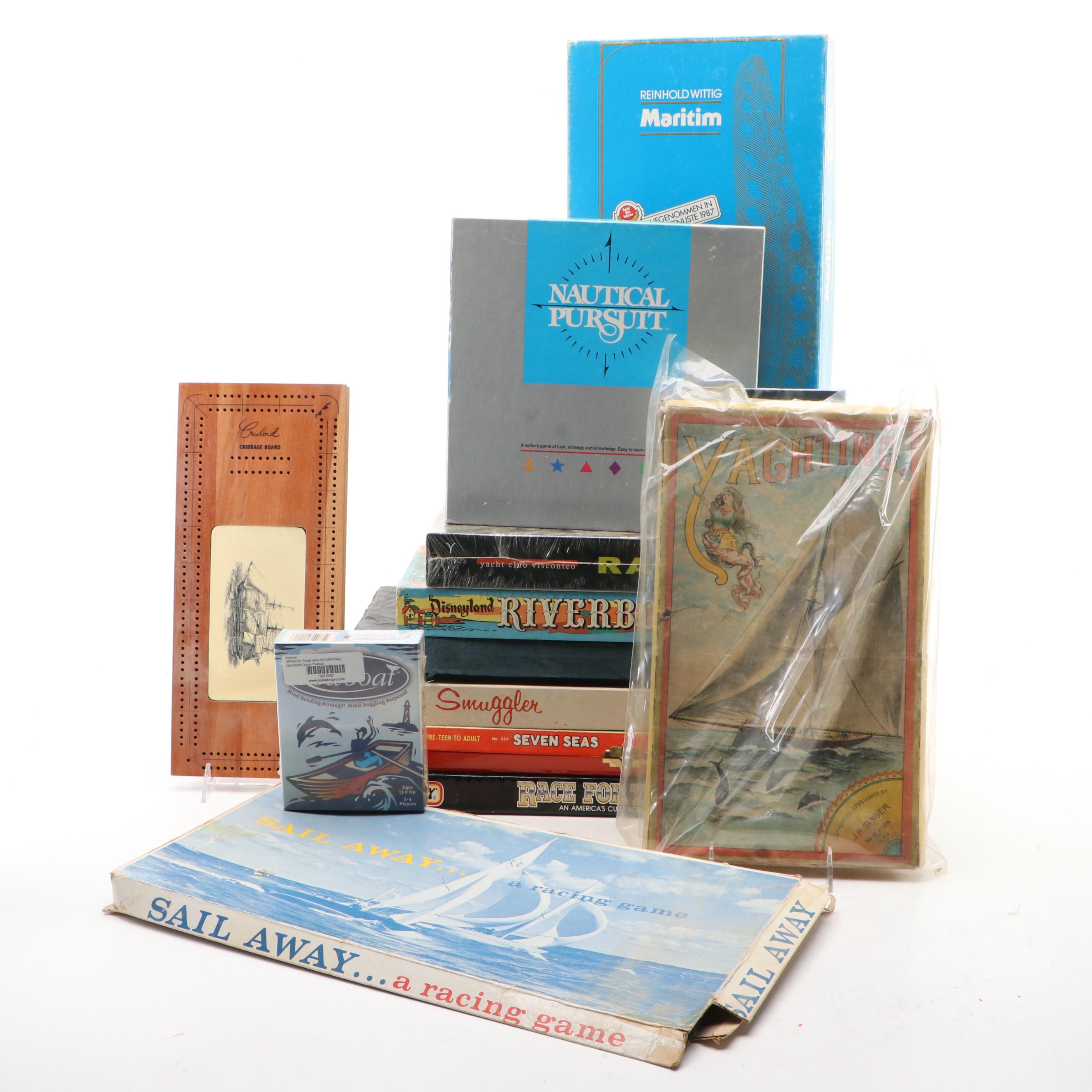 "Race For The Cup", "Round The Horn", and More Boating Themed Board Games