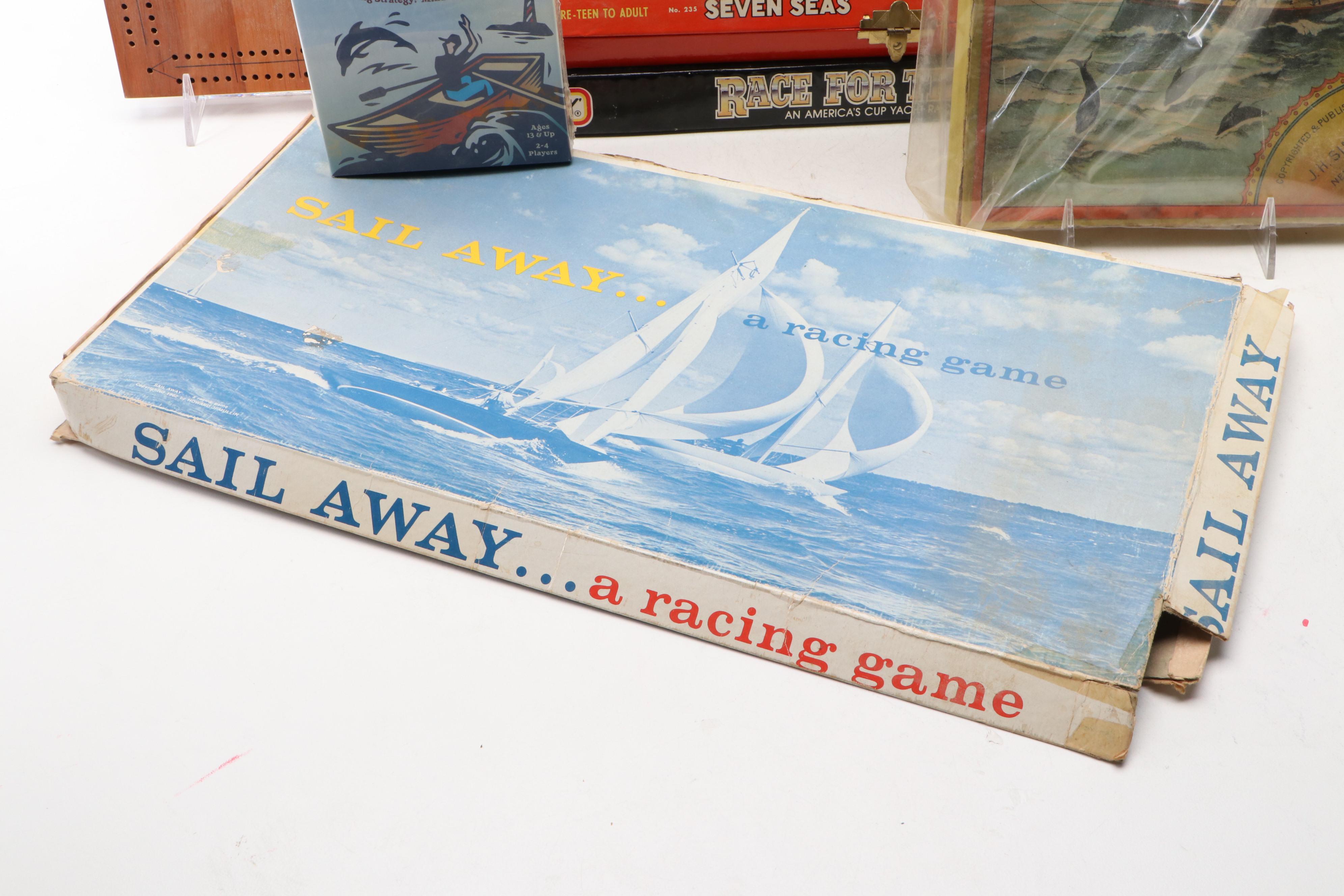 "Race For The Cup", "Round The Horn", and More Boating Themed Board Games