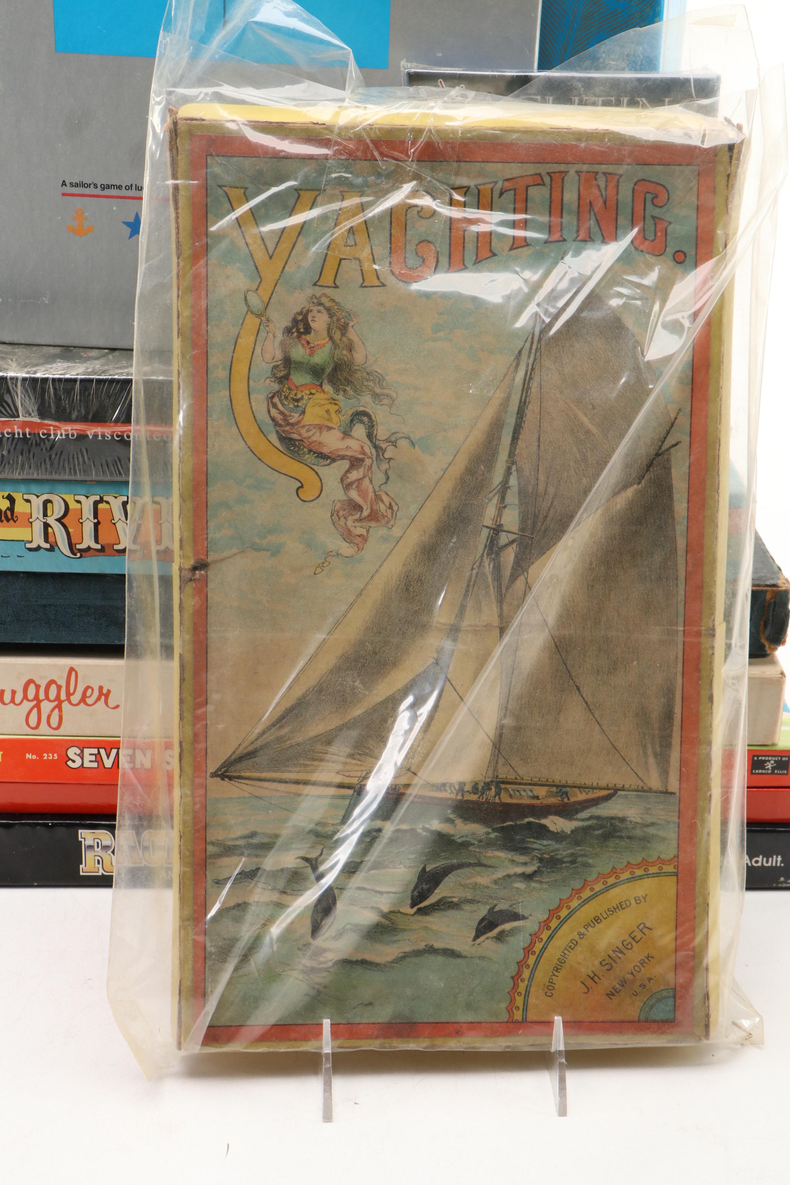 "Race For The Cup", "Round The Horn", and More Boating Themed Board Games