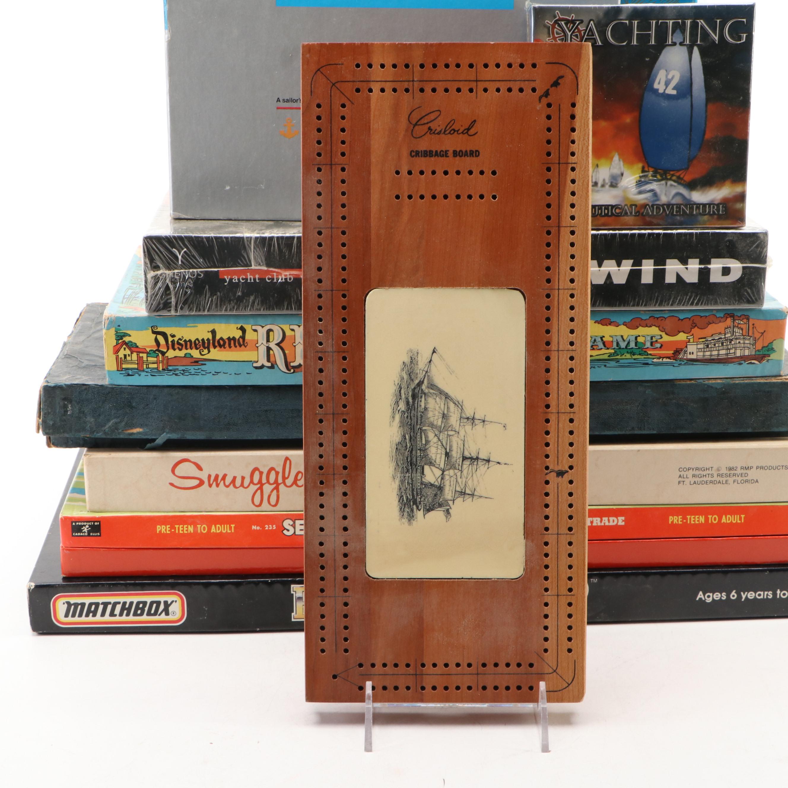 "Race For The Cup", "Round The Horn", and More Boating Themed Board Games