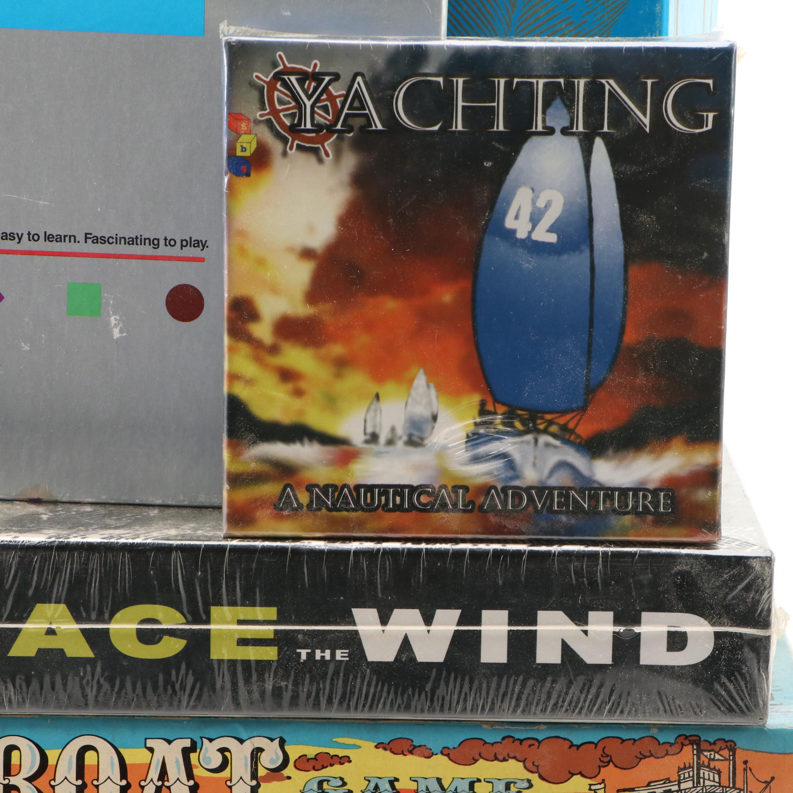 "Race For The Cup", "Round The Horn", and More Boating Themed Board Games