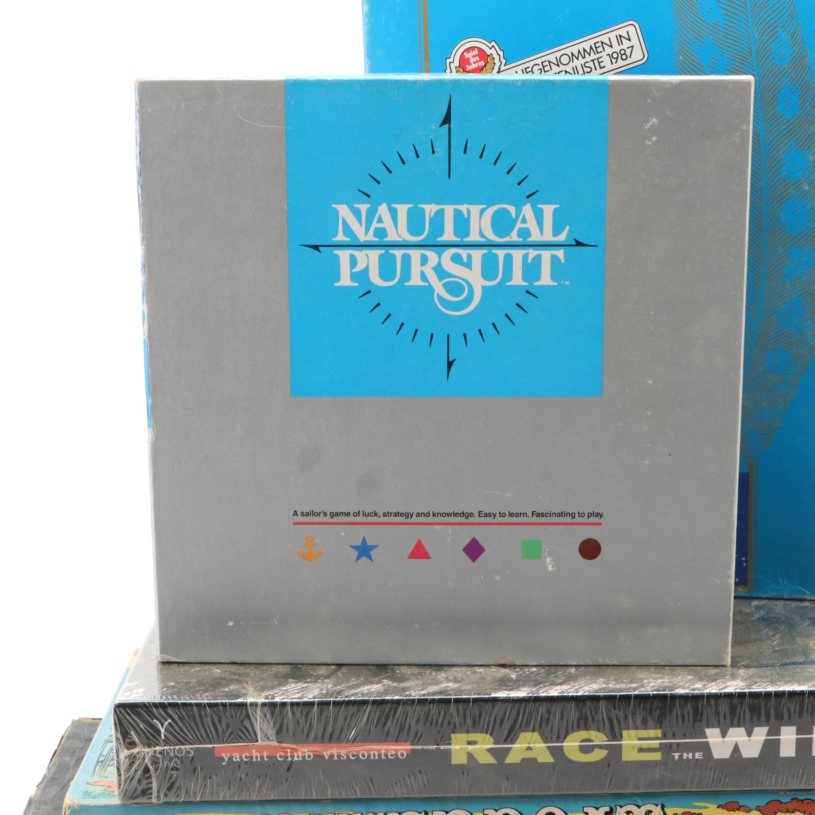 "Race For The Cup", "Round The Horn", and More Boating Themed Board Games