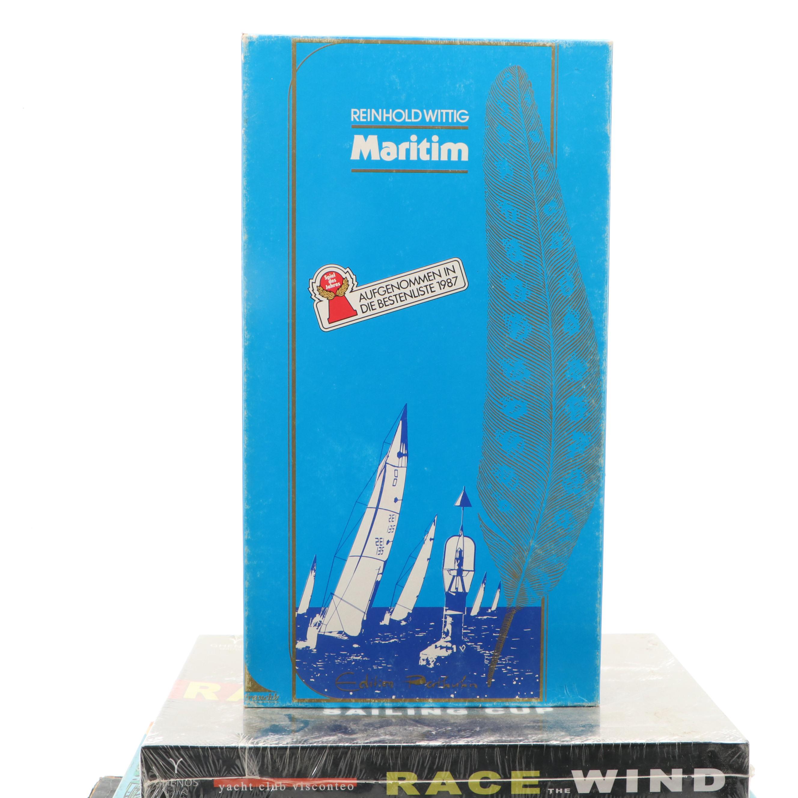 "Race For The Cup", "Round The Horn", and More Boating Themed Board Games
