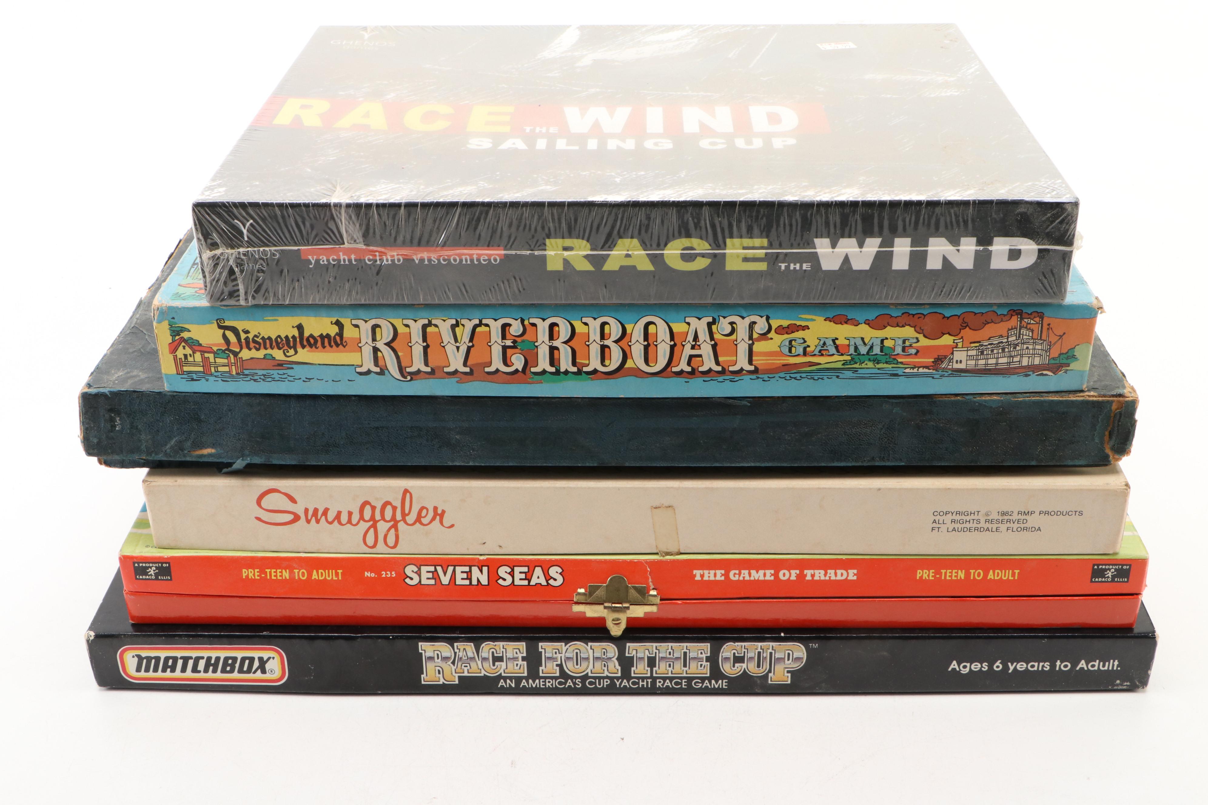 "Race For The Cup", "Round The Horn", and More Boating Themed Board Games