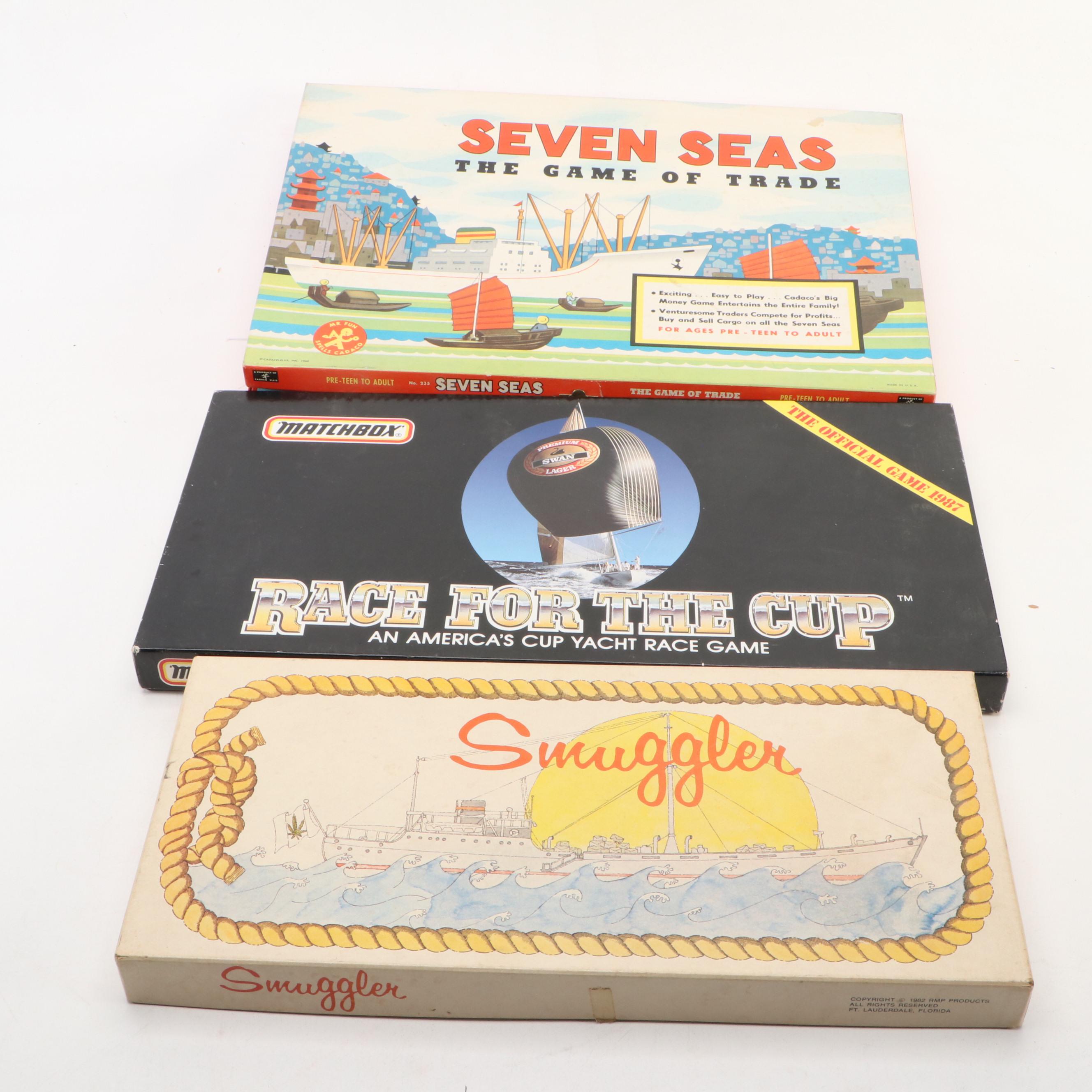 "Race For The Cup", "Round The Horn", and More Boating Themed Board Games