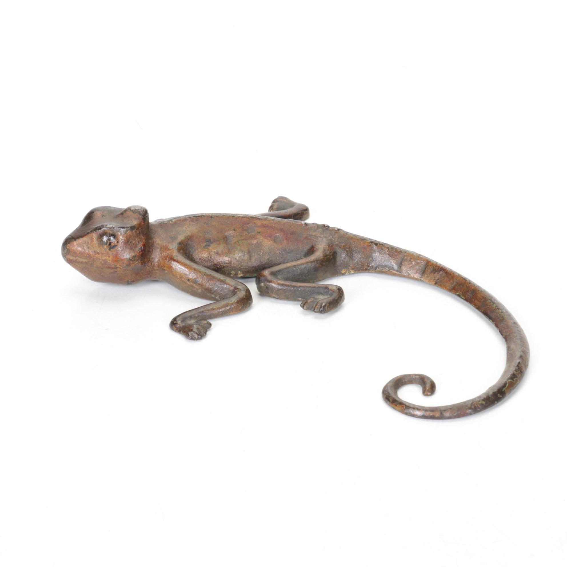 Cast Iron Sherwin-Williams Co. Advertising Figurine, Late 19th C.