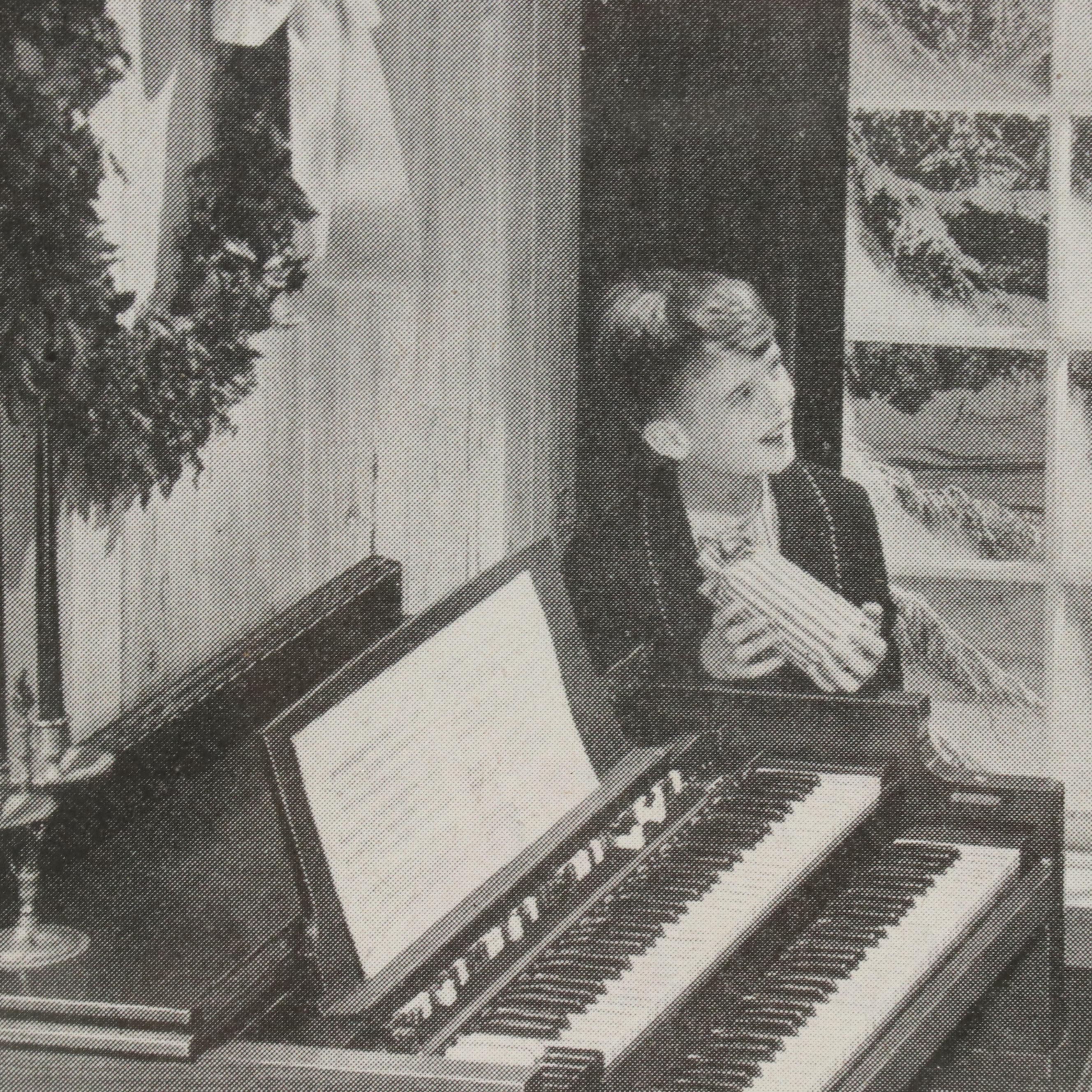 Hammond Organ Letterpress Halftone Magazine Advertisements, Mid-20th C.