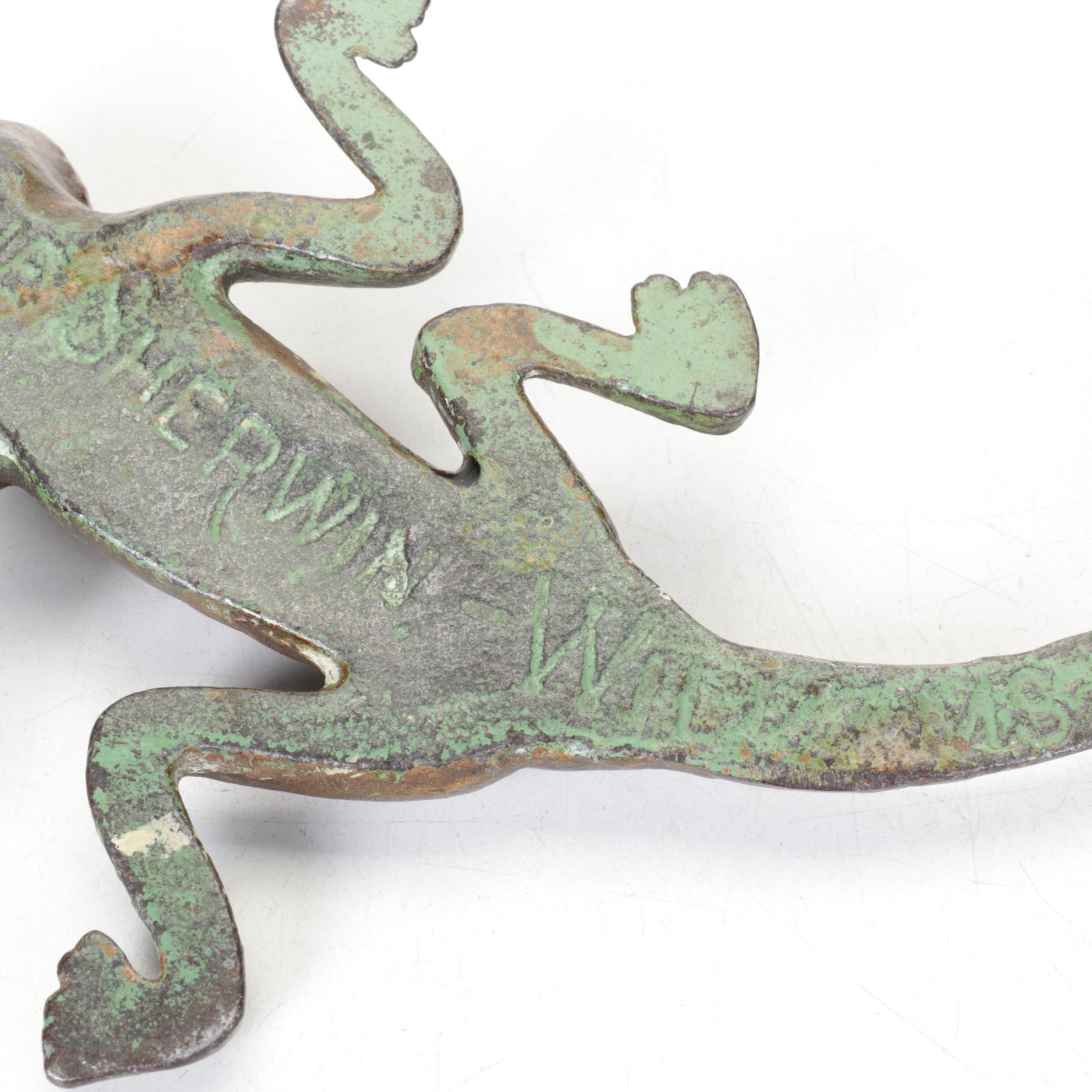 Cast Iron Sherwin-Williams Co. Advertising Figurine, Late 19th C.