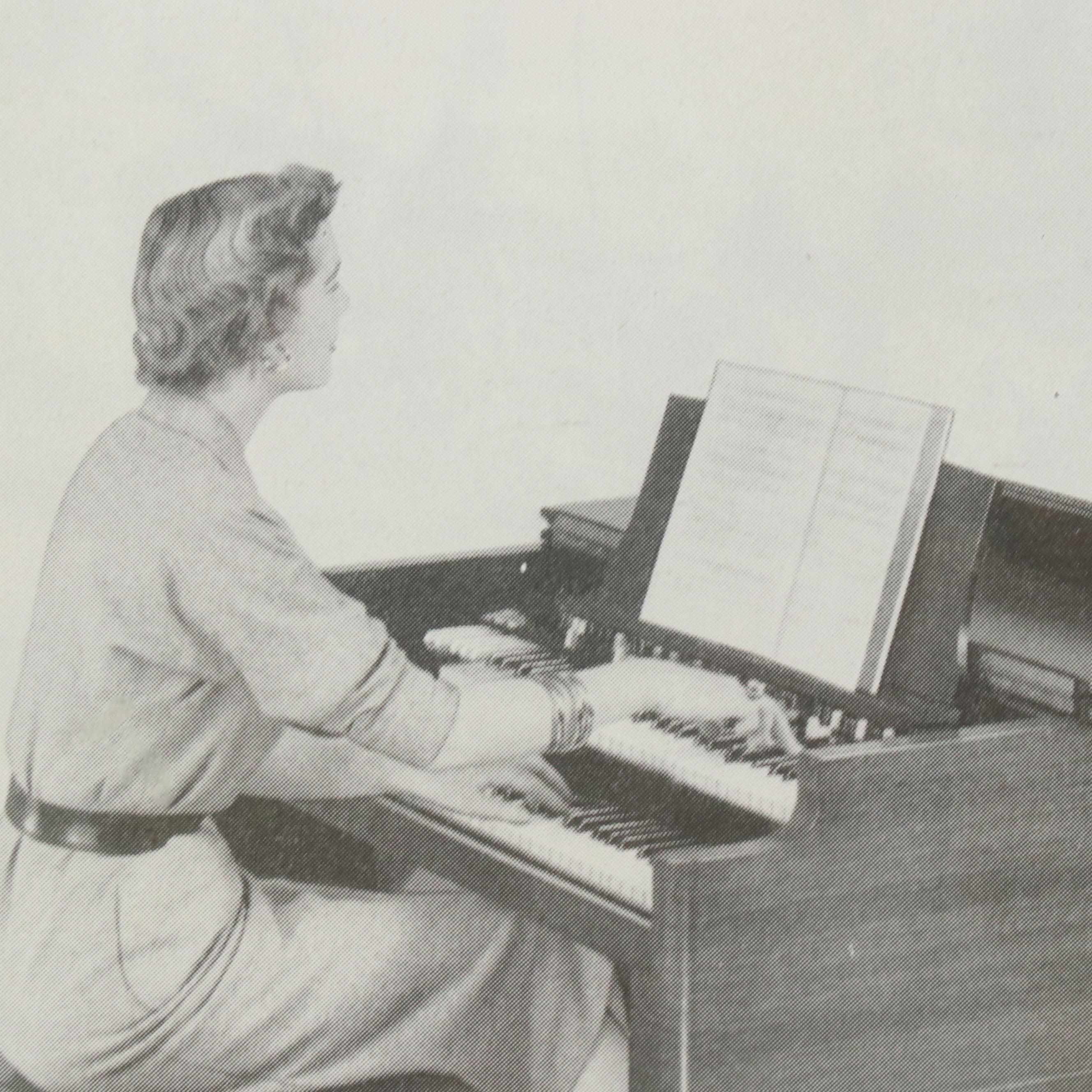 Hammond Organ Letterpress Halftone Magazine Advertisements, Mid-20th C.